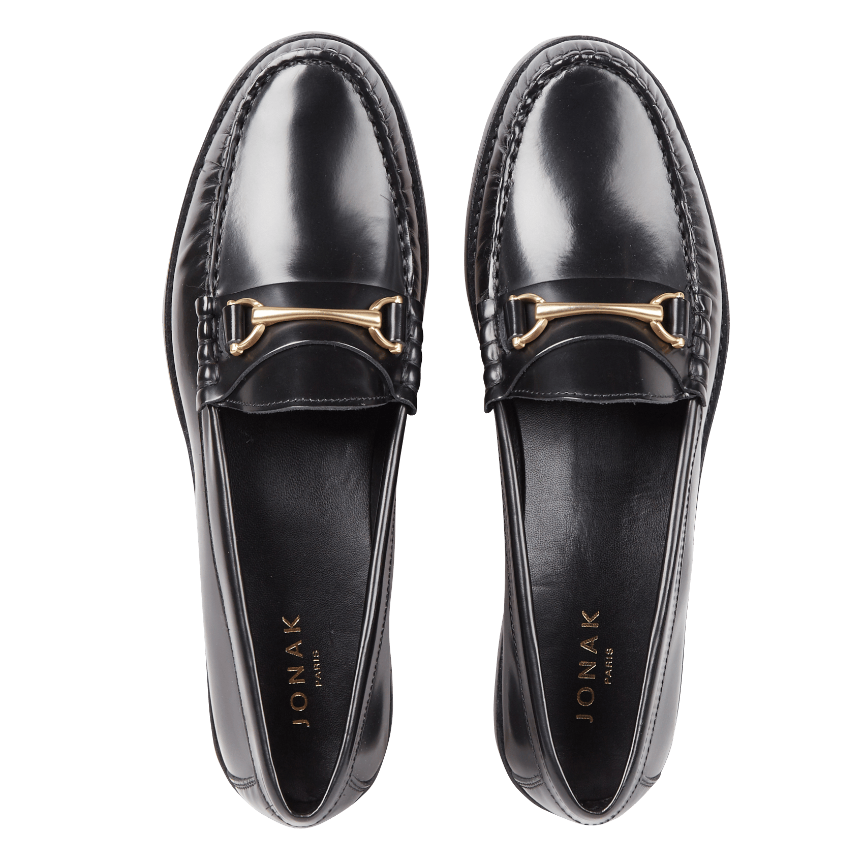 Mocassini Con Morsetto In Pelle Noir Jonak - Donna | Place des Tendances