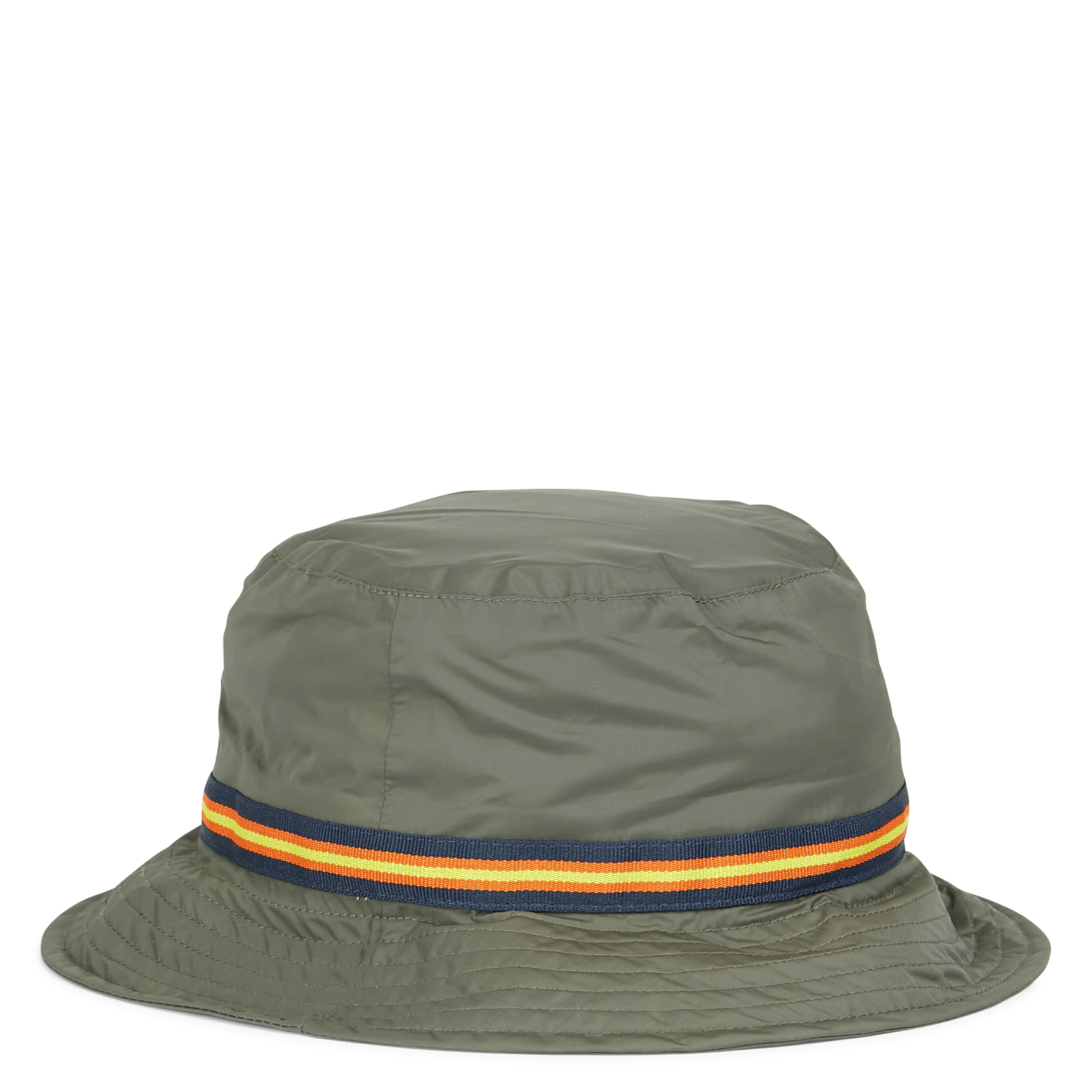 Cappellino Bob In Nylon Con Fascia Tricolore Black- Kaki K-way - Donna |  Place des Tendances