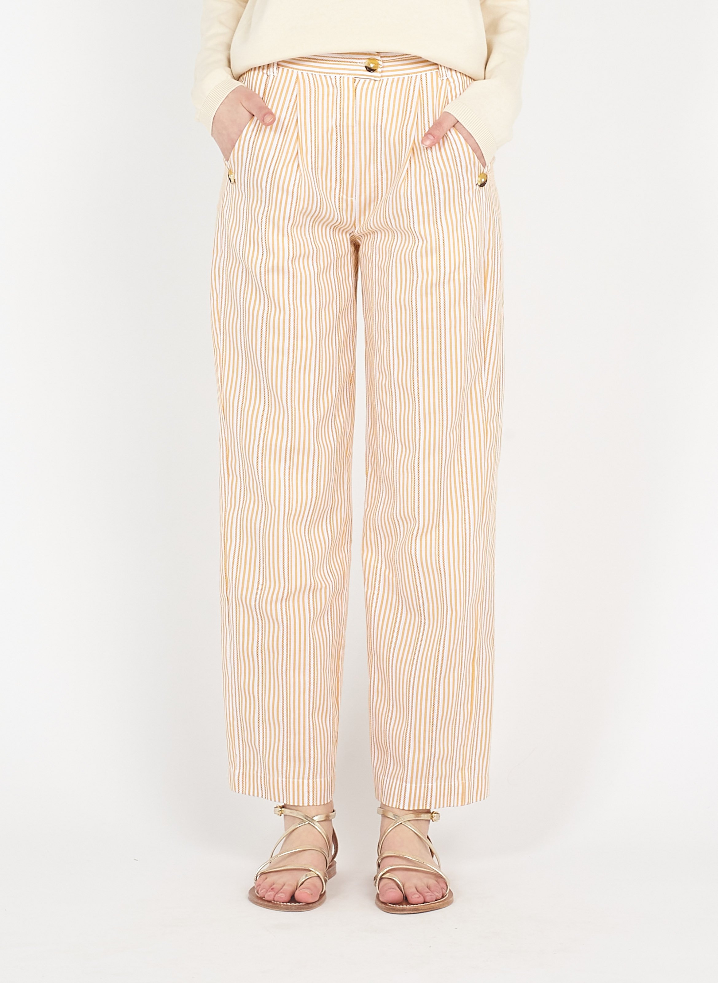 Pantaloni Leggeri A Righe Soleil Karl Marc John - Donna | Place des  Tendances