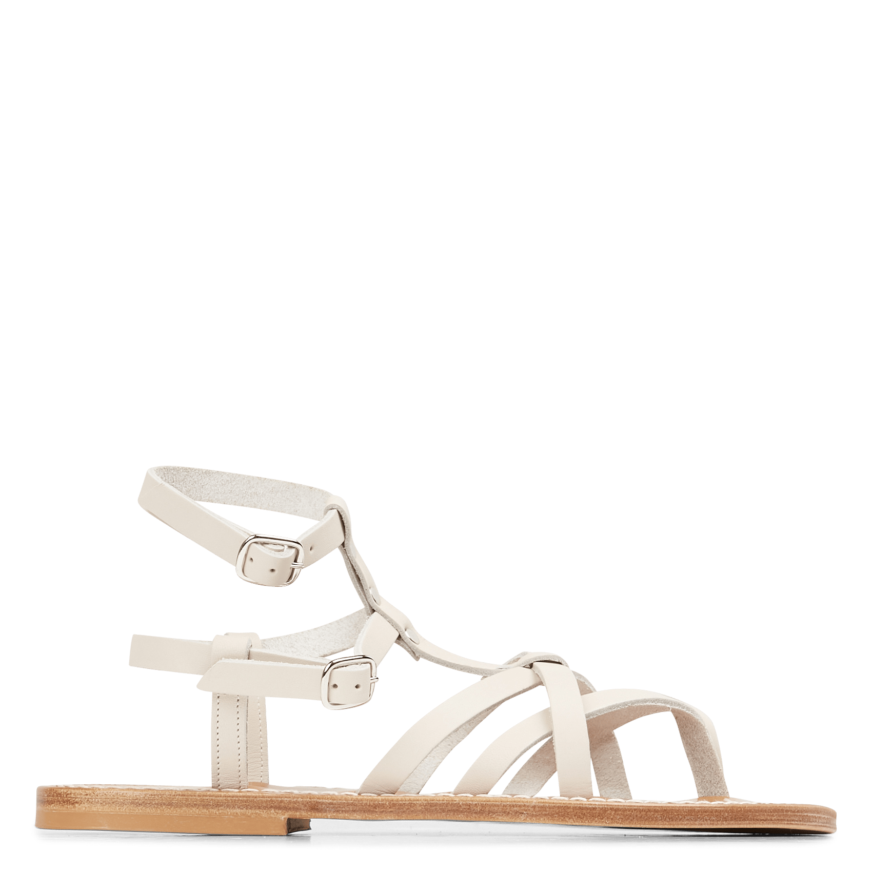 Sandali Alla Schiava Bassi In Pelle Pul Linen K Jacques - Donna | Place des  Tendances