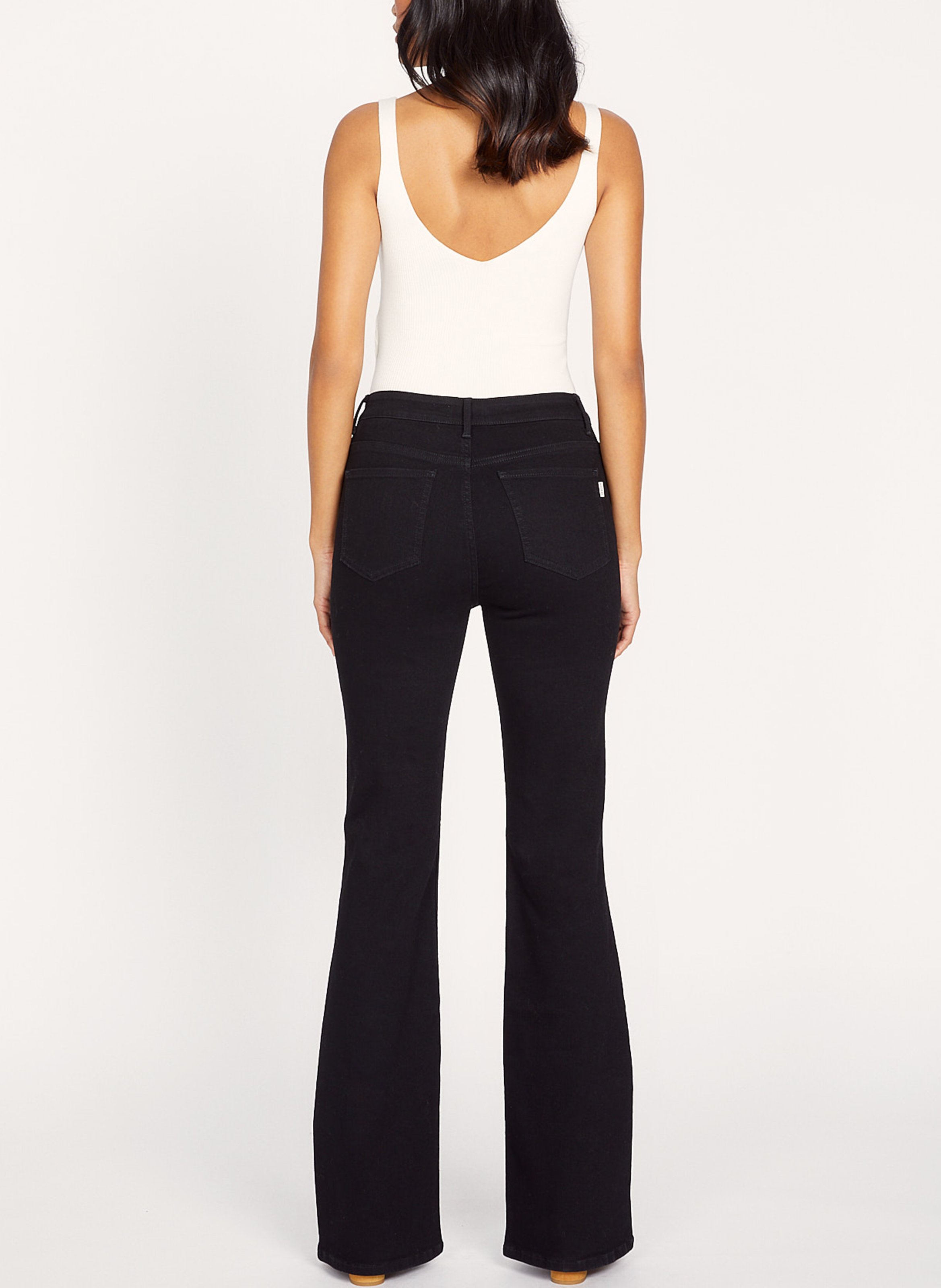 Jeans Flare 5 Tasche A Vita Bassa Noir Kookai - Donna | Place des Tendances