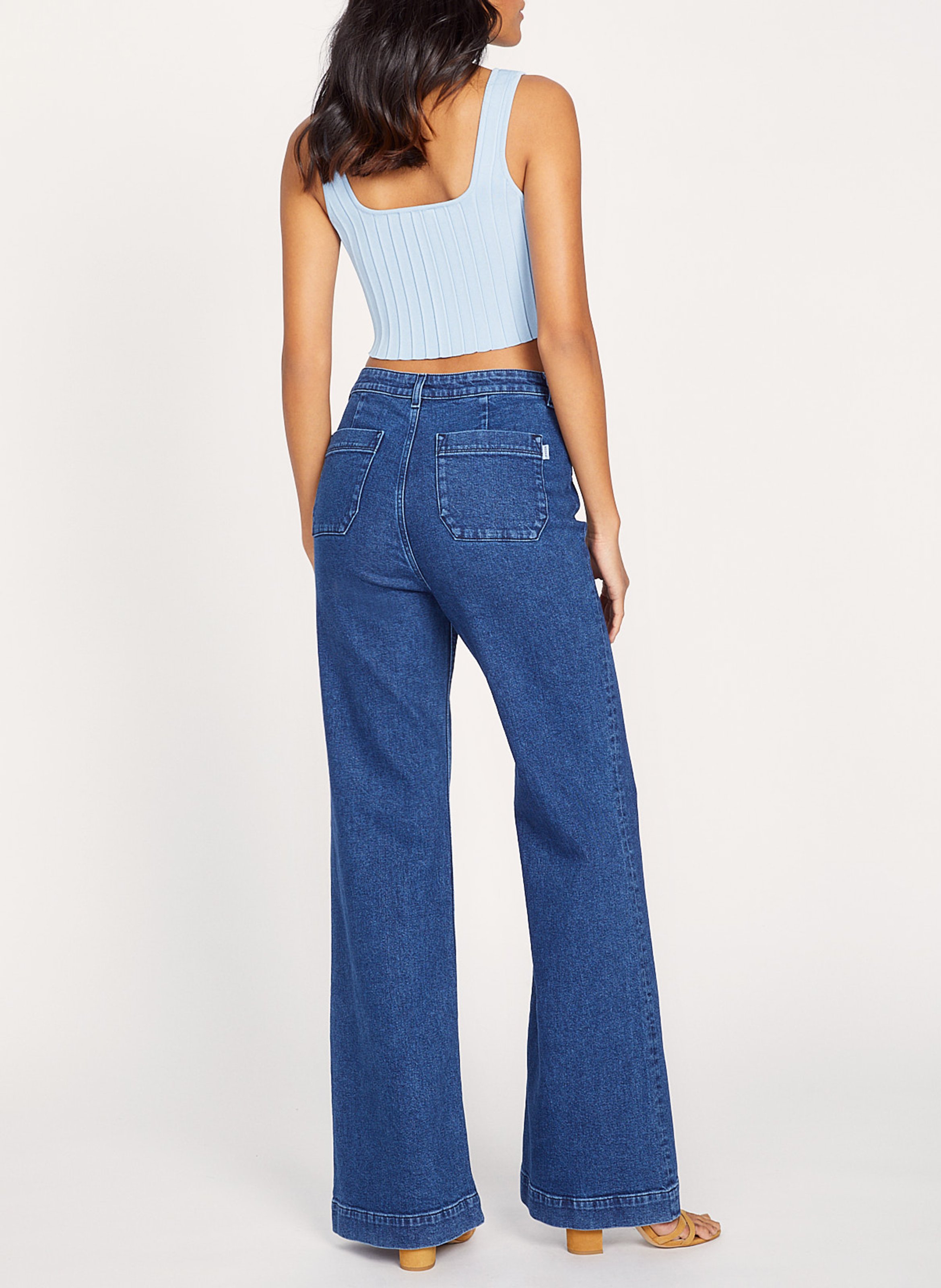 Jeans Flare A Vita Alta Brut Kookai - Donna | Place des Tendances