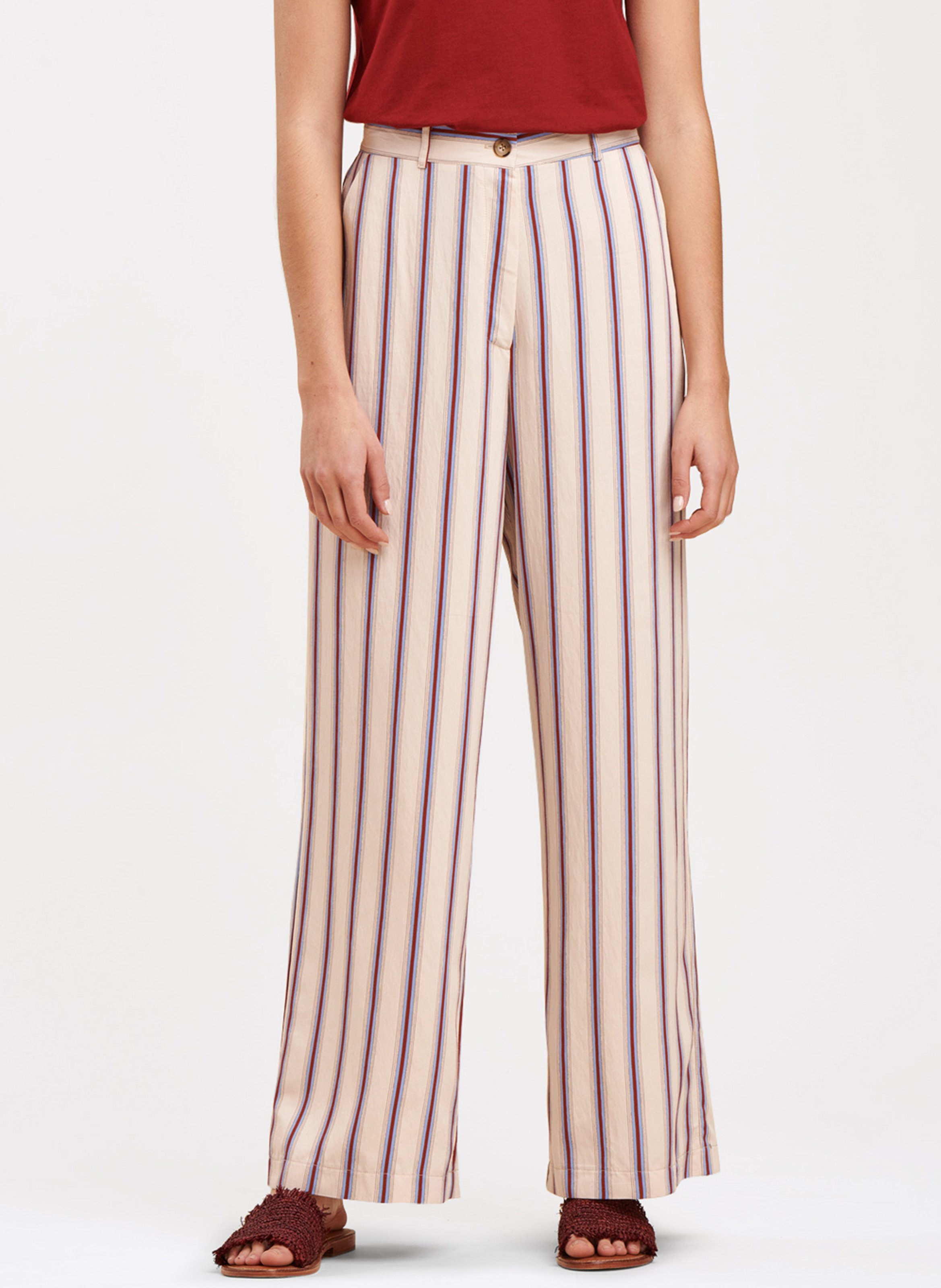 Pantaloni Larghi A Righe Sable La Fee Maraboutee - Donna | Place des  Tendances