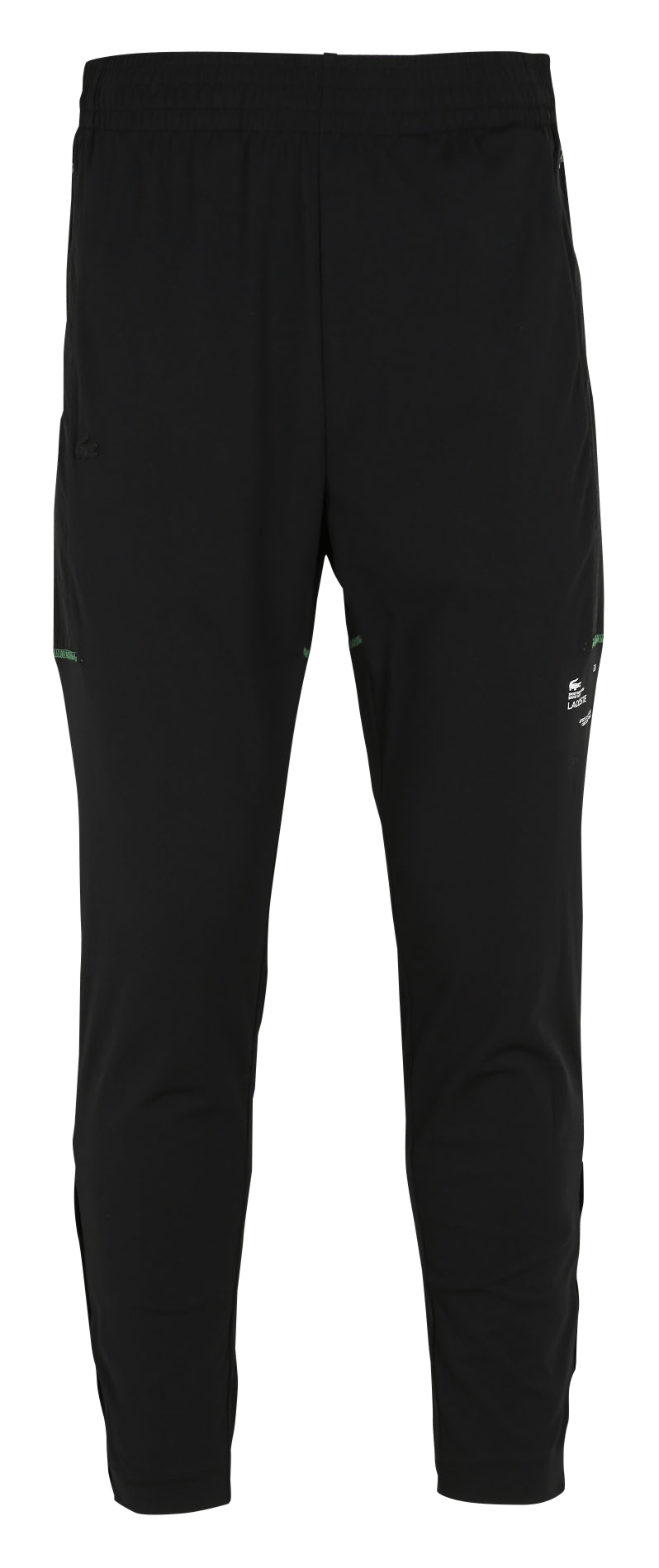 Pantaloni Jogging Lacoste Sportivi Affusolati Con Tasche Con Zip Noir/blanc  Lacoste - Uomo | Place des Tendances