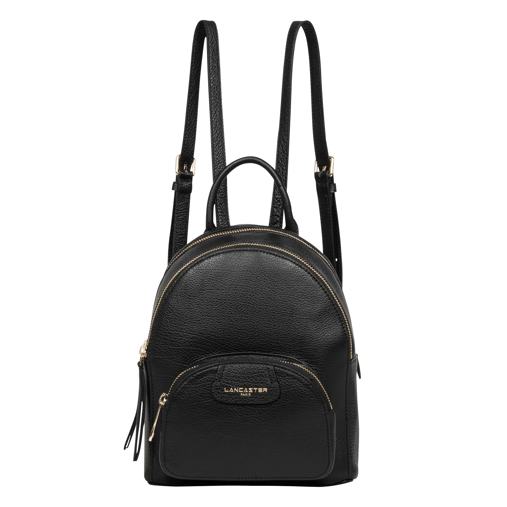 Zaino In Pelle Noir Lancaster Paris - Donna | Place des Tendances
