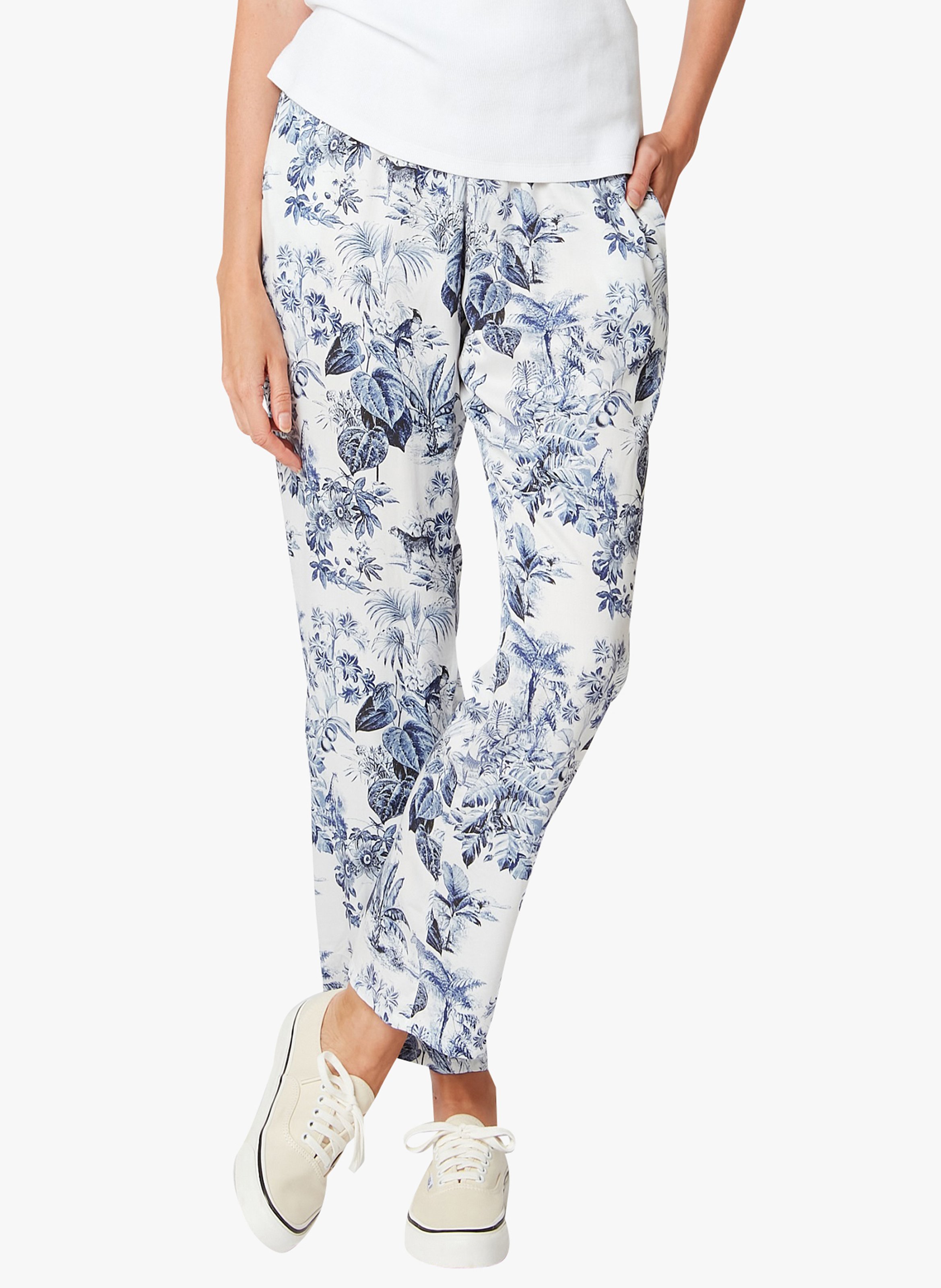 Pantaloni Larghi 7/8 Stampati Jeans Le Chat - Donna | Place des Tendances