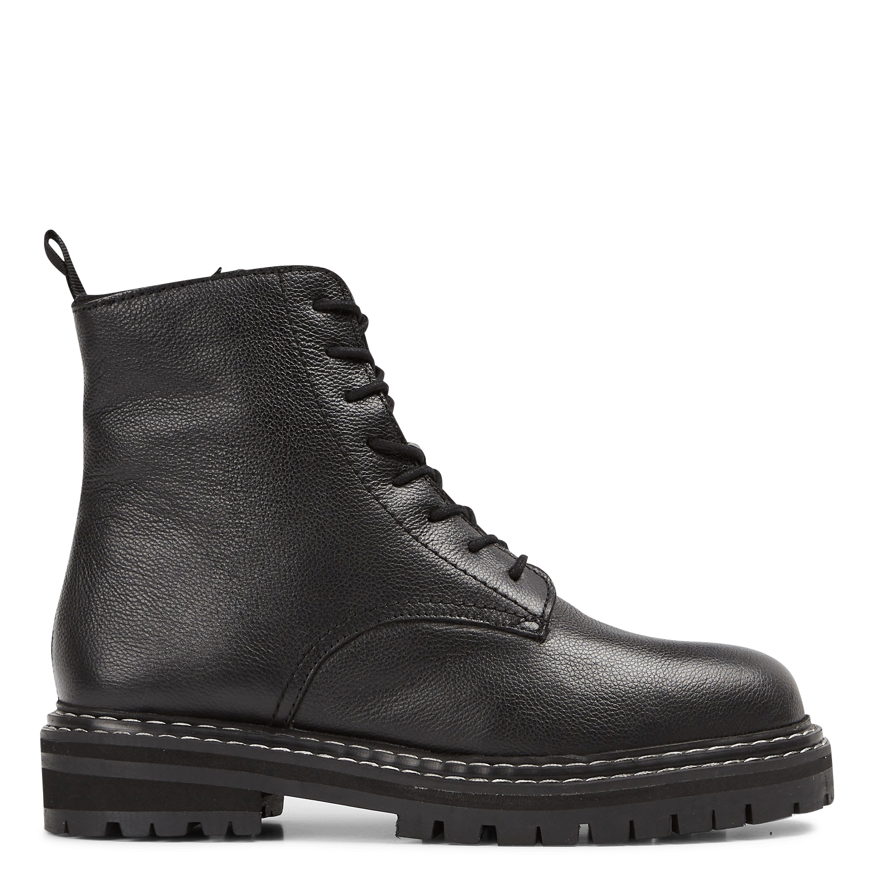 stivaletti pelle stringati