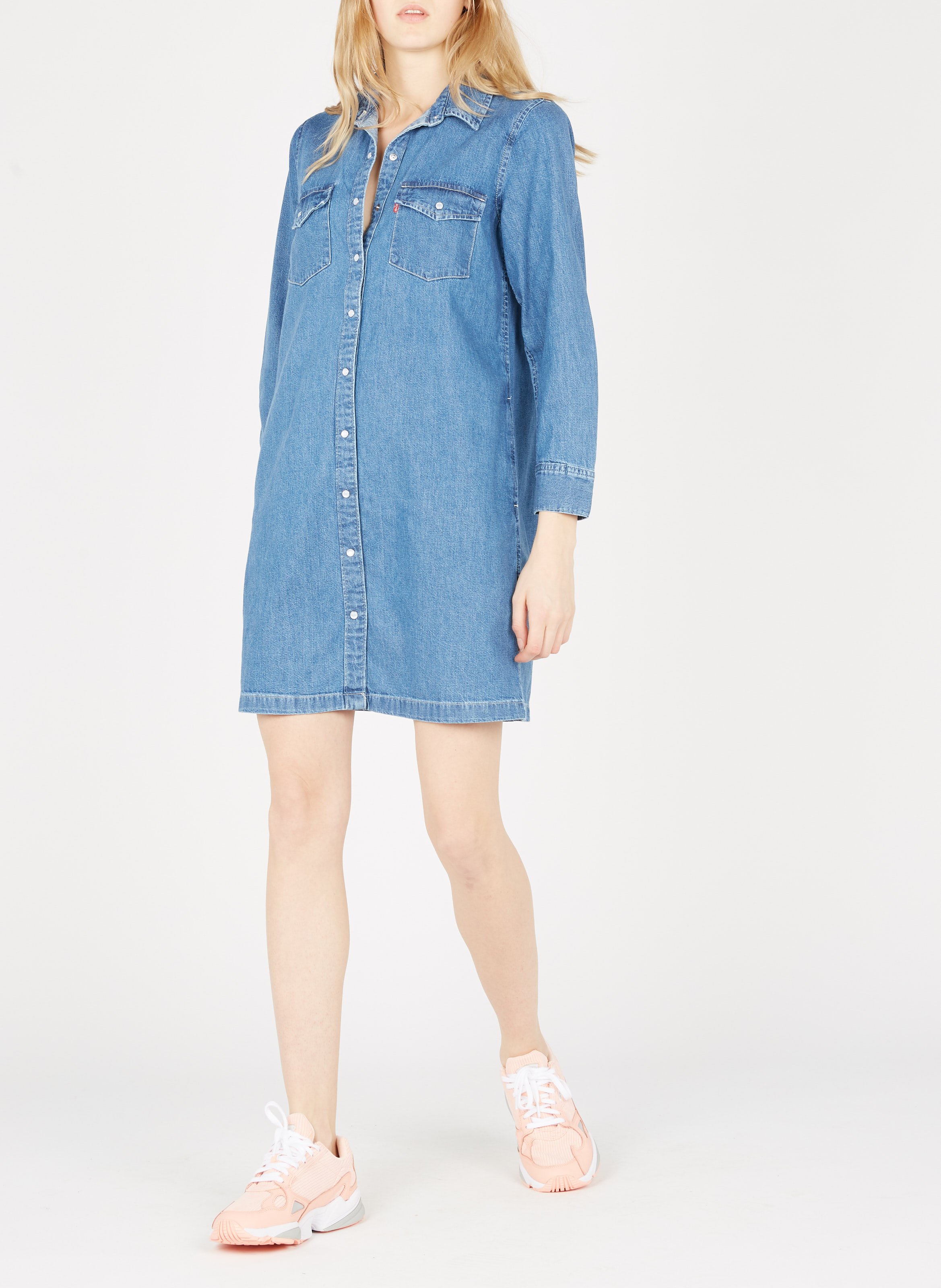 Abito Chemisier Corto In Denim Going Steady (2) Levi's - Donna | Place des  Tendances