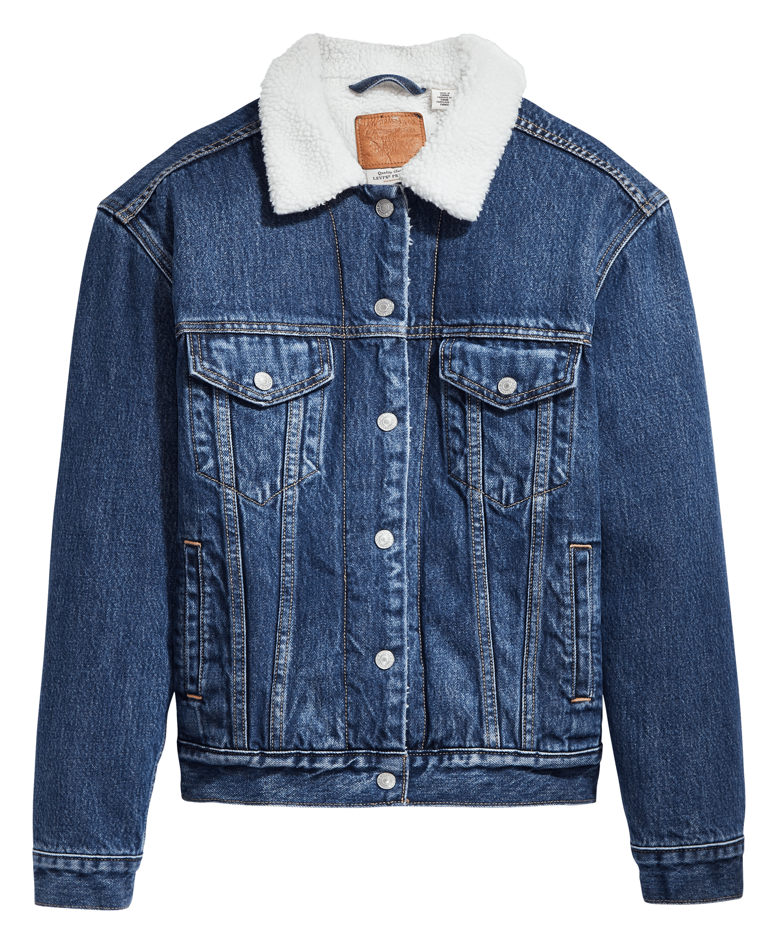 giacca levis con pelo