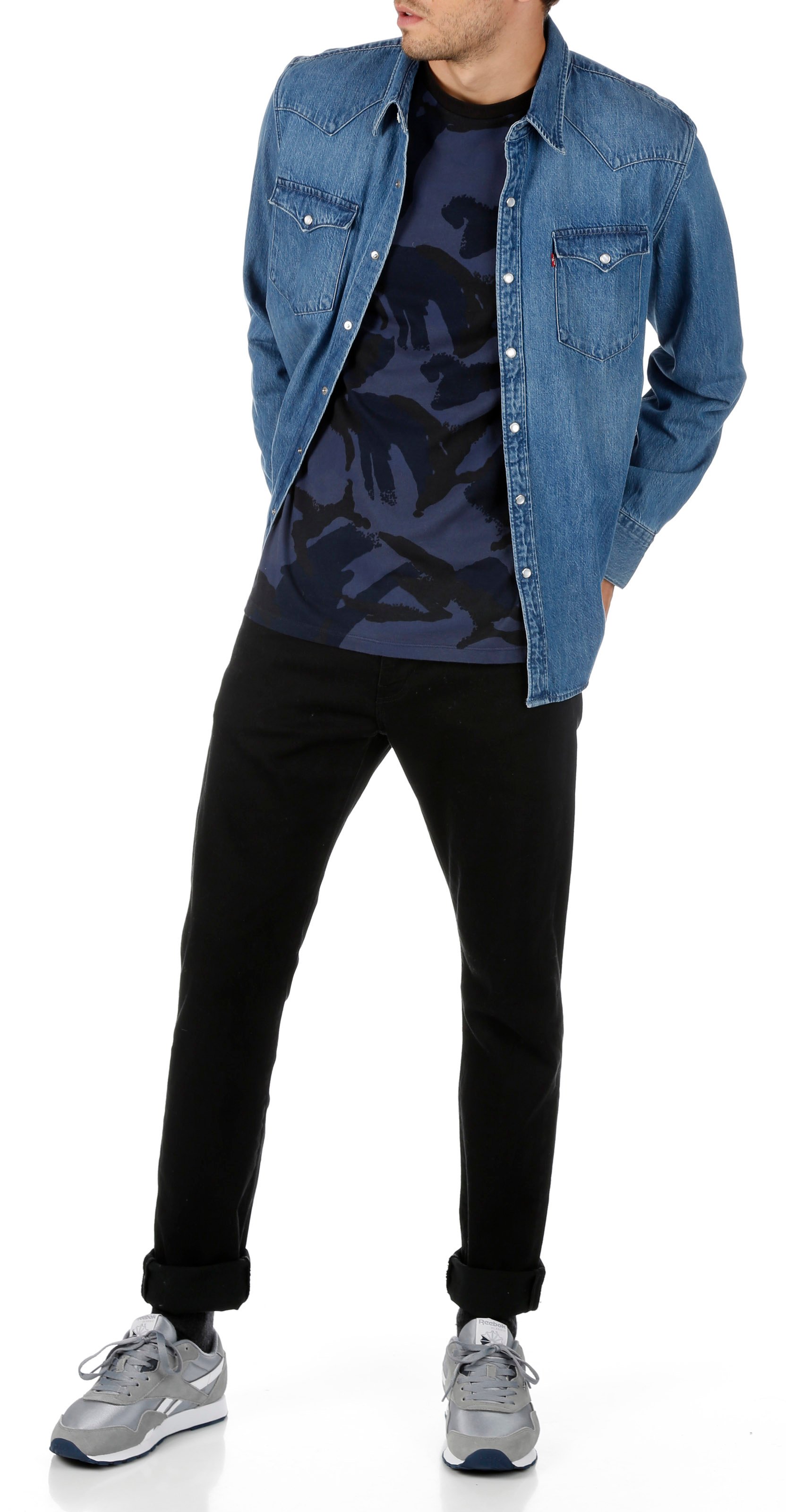 Jeans 502 Regular Taper Nightshine Levi's - Uomo | Place des Tendances