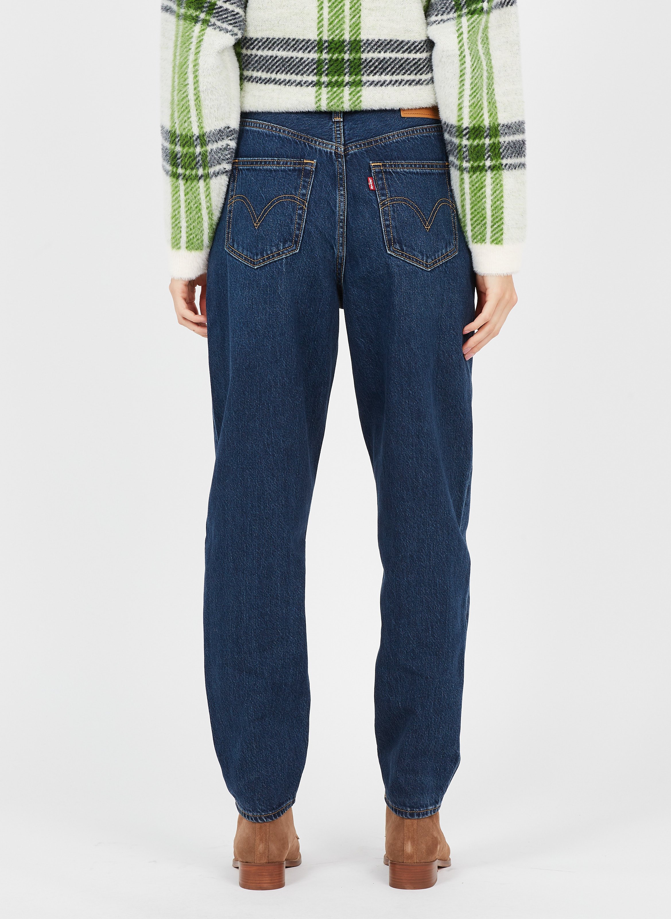 Jeans A Vita Alta Indigo Fonce Levi's - Donna | Place des Tendances