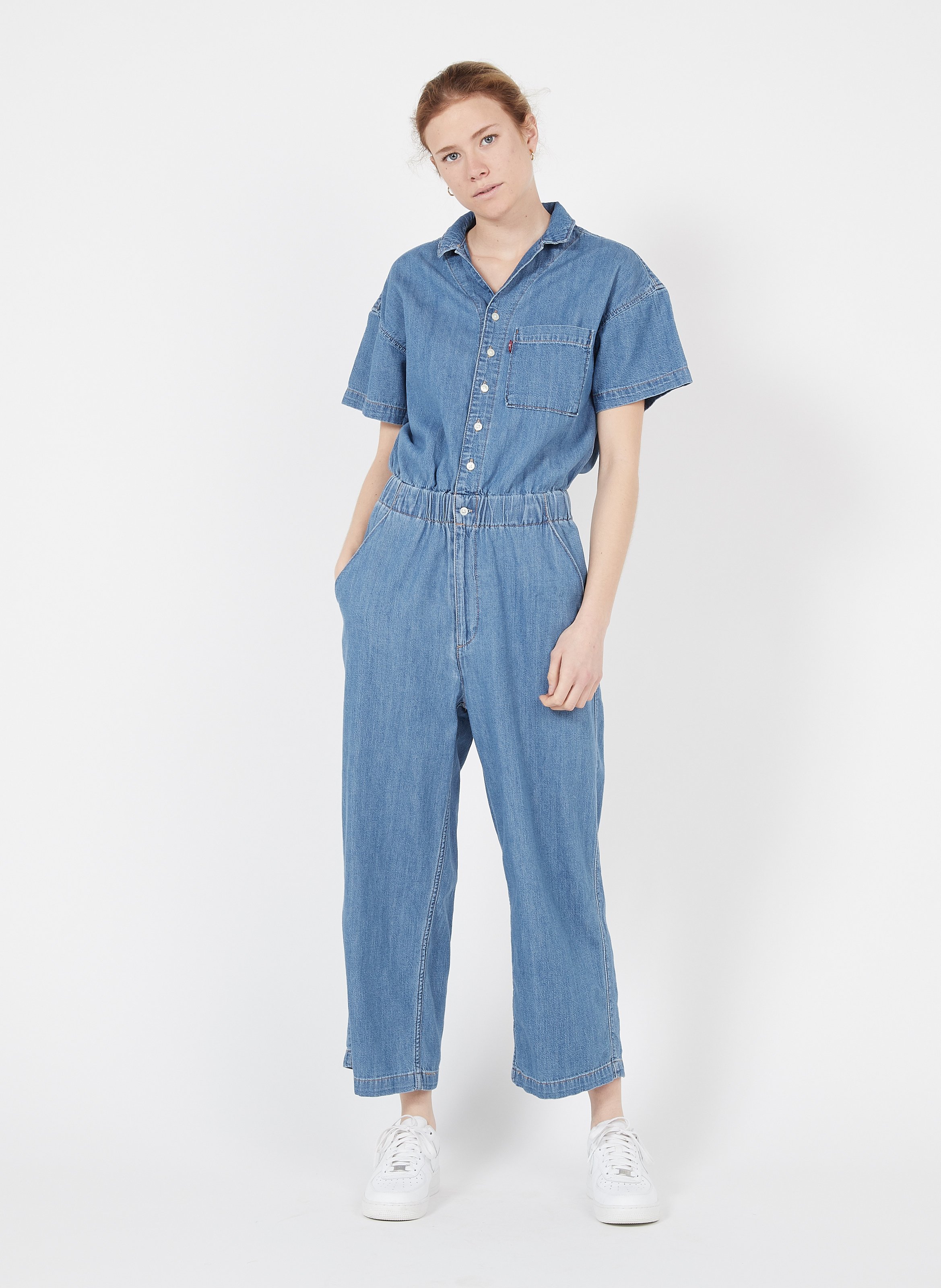 Tuta In Jeans Bleu Levi's - Donna | Place des Tendances