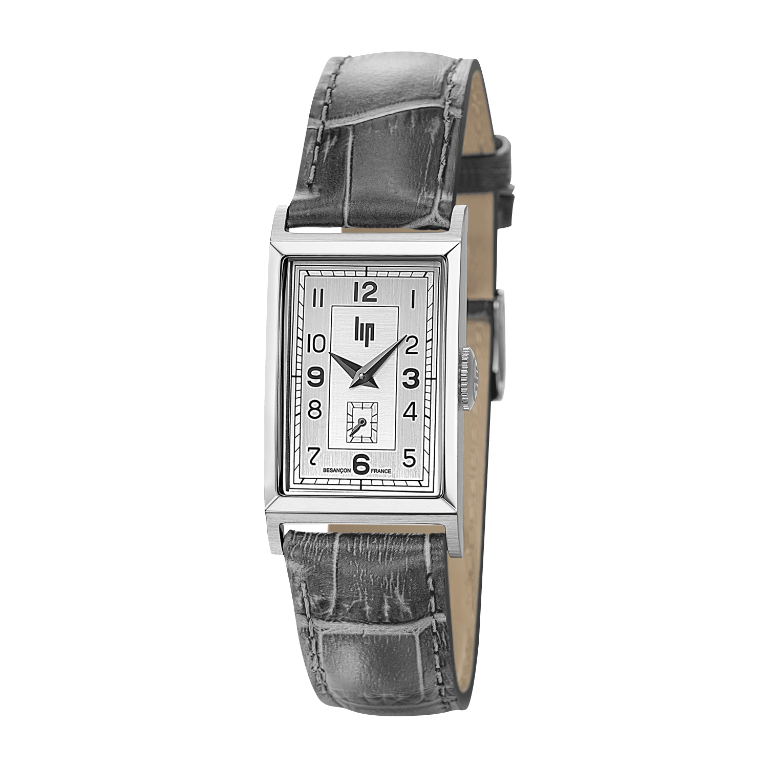 Orologio Con Cinturino In Pelle Effetto Coccodrillo Gris Fonce Lip - Donna  | Place des Tendances