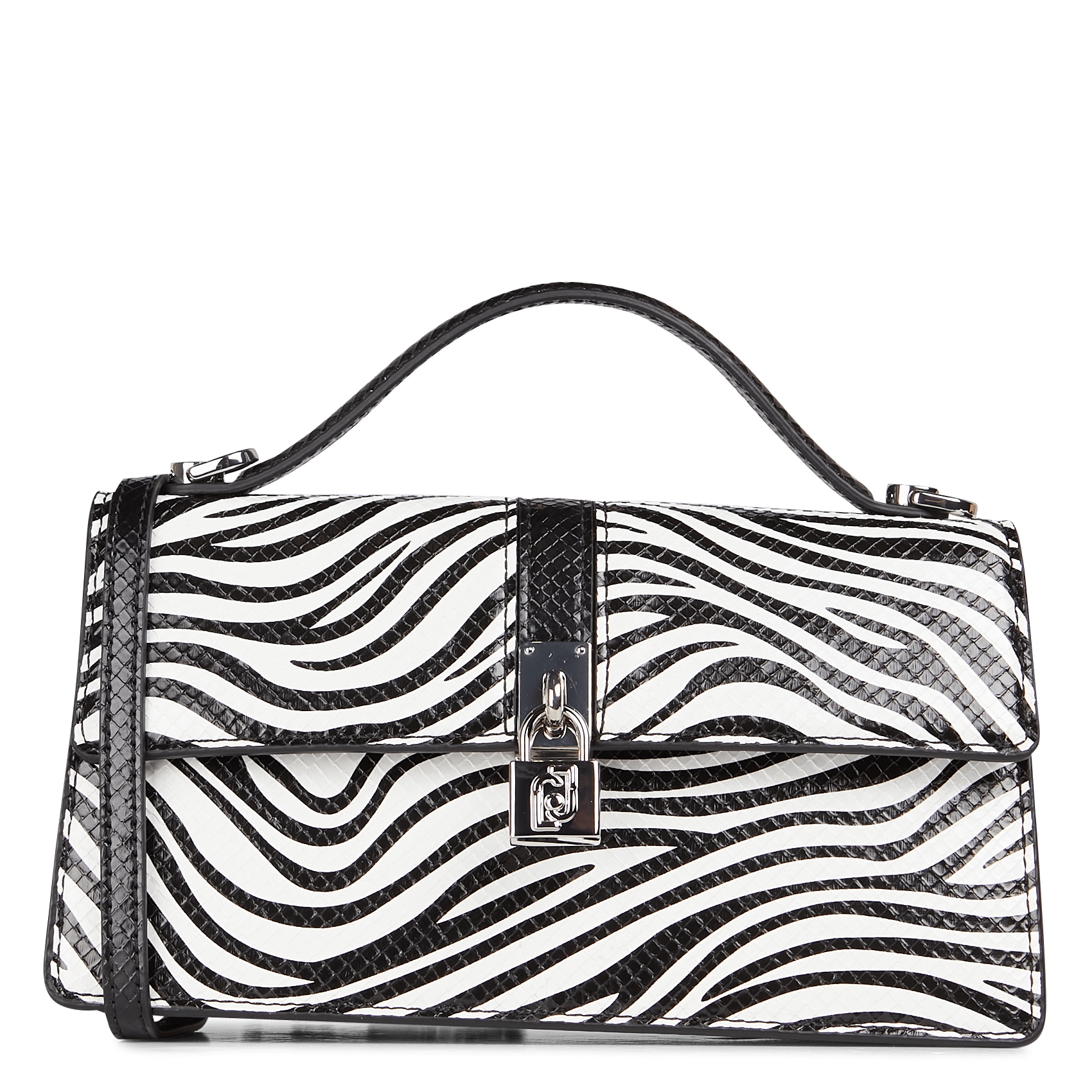 Borsa A Mano Con Stampa Zebrata Zebra Bco/nero Liu Jo - Donna | Place des  Tendances
