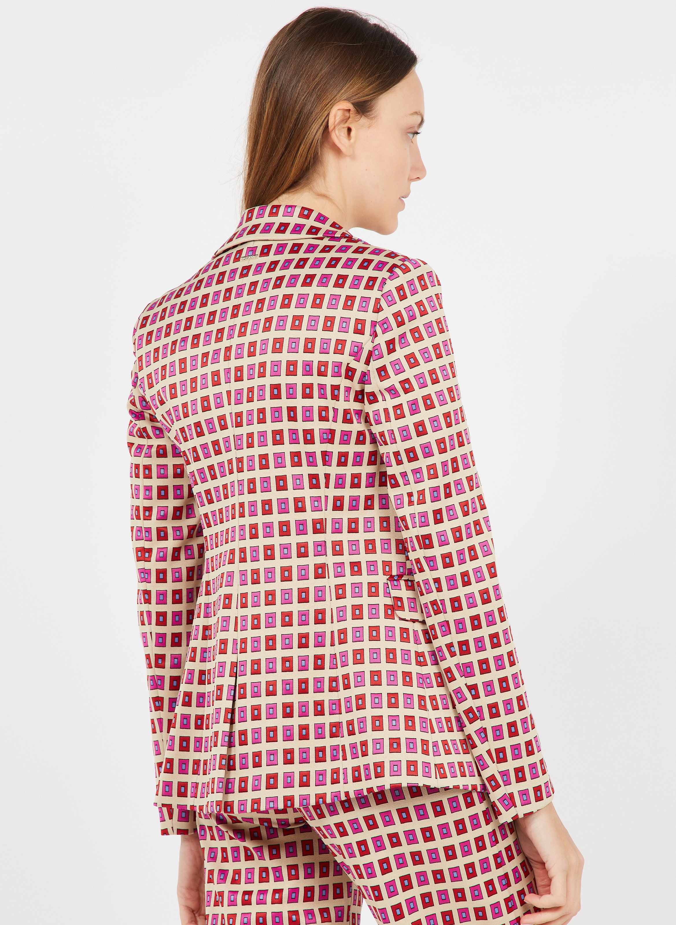 Giacca Tailleur Con Motivi Grafici Texas Geometric Liu Jo - Donna | Place  des Tendances