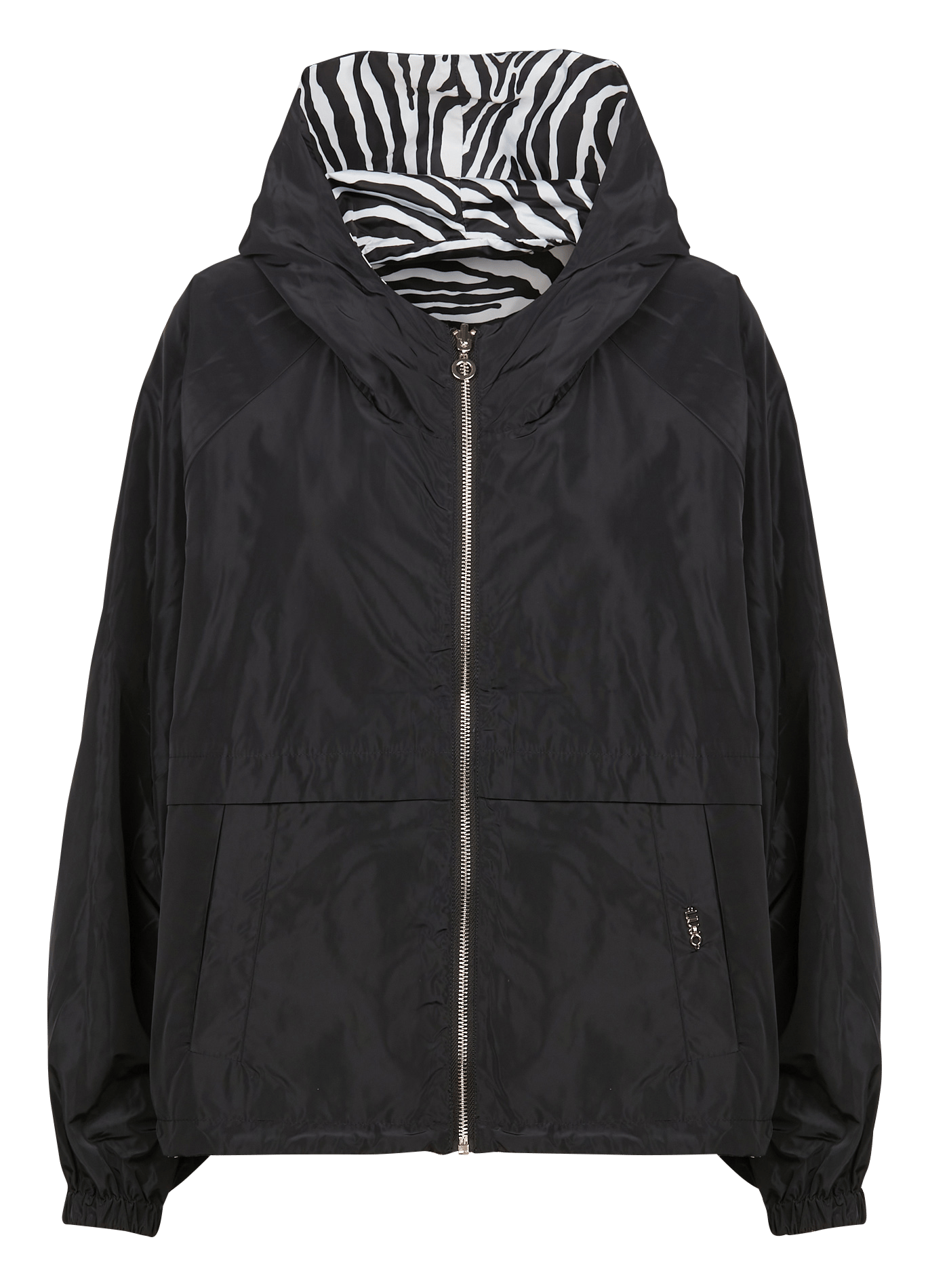 Giubbotto Double Face Con Cappuccio Zebra Nero/wh.alyssu Liu Jo - Donna |  Place des Tendances