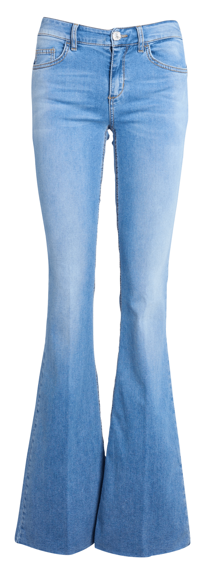 Jeans A Zampa Delefante In Cotone Stretch Den.blue Unlike Wash Liu Jo -  Donna | Place des Tendances