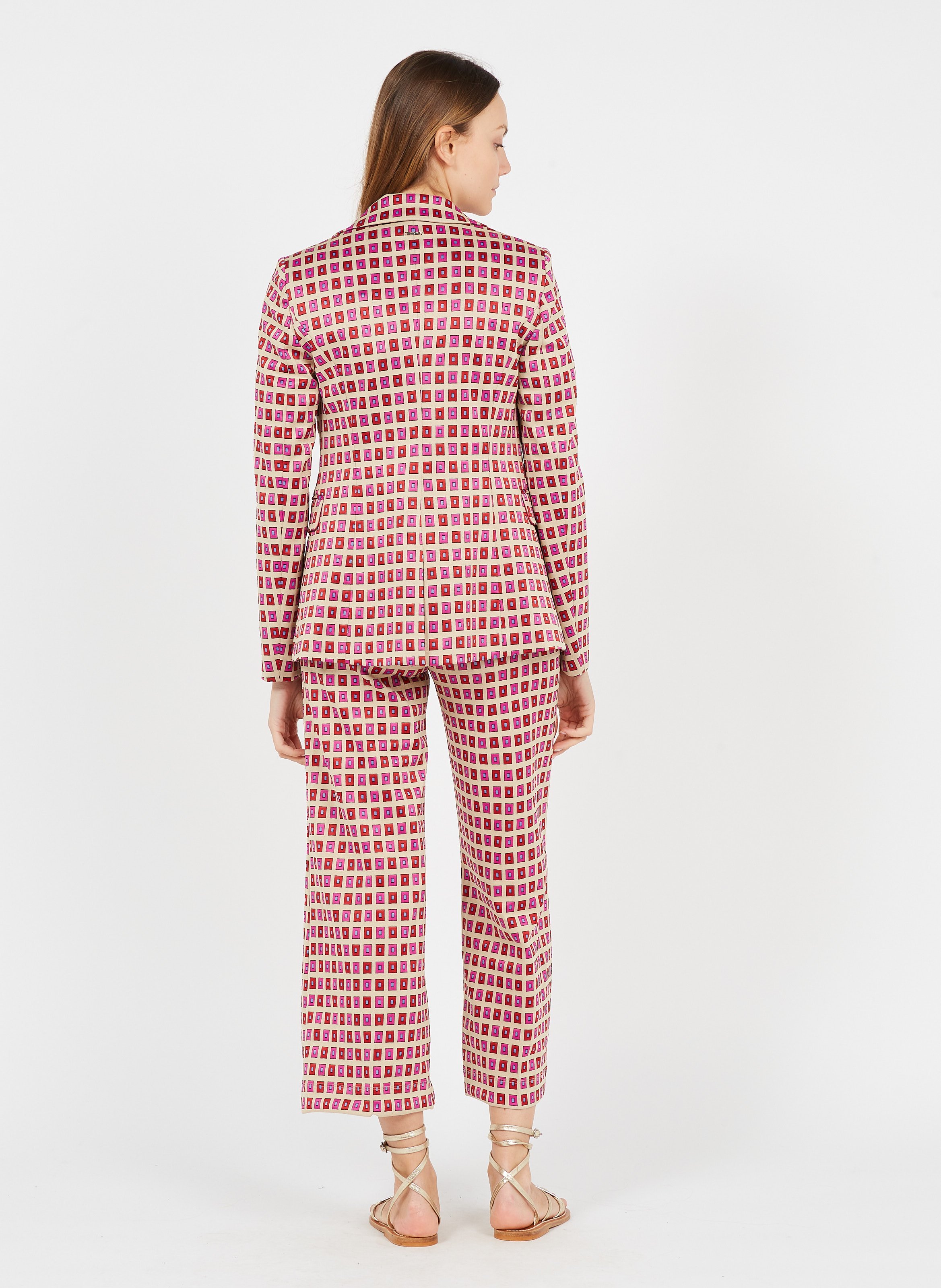 Giacca Tailleur Con Motivi Grafici Texas Geometric Liu Jo - Donna | Place  des Tendances