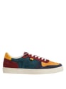M. MOUSTACHE Suede bordeaux bleu et vert Multicolore