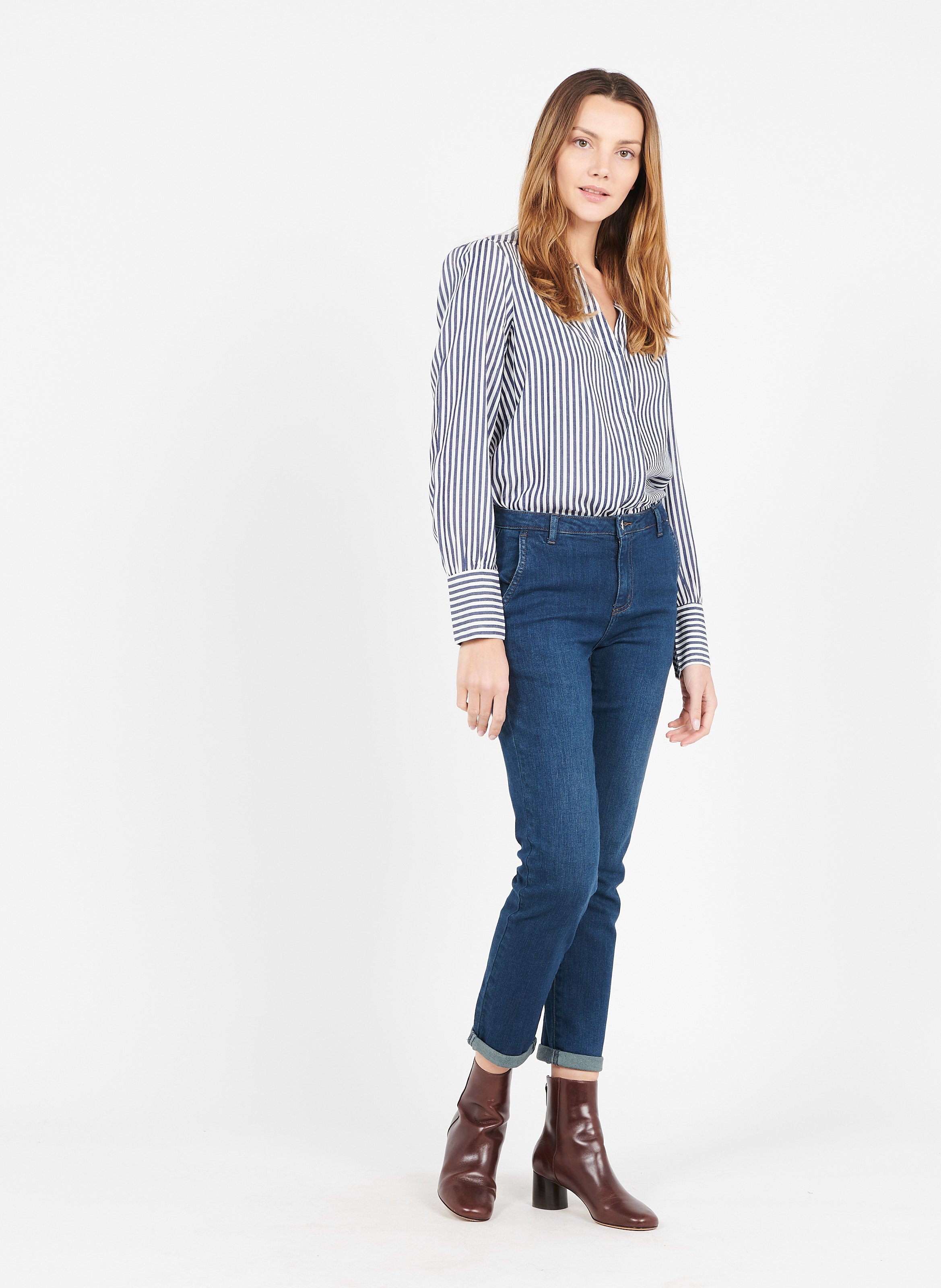 Jeans Slim Denim Brut Maison 123 - Donna | Place des Tendances