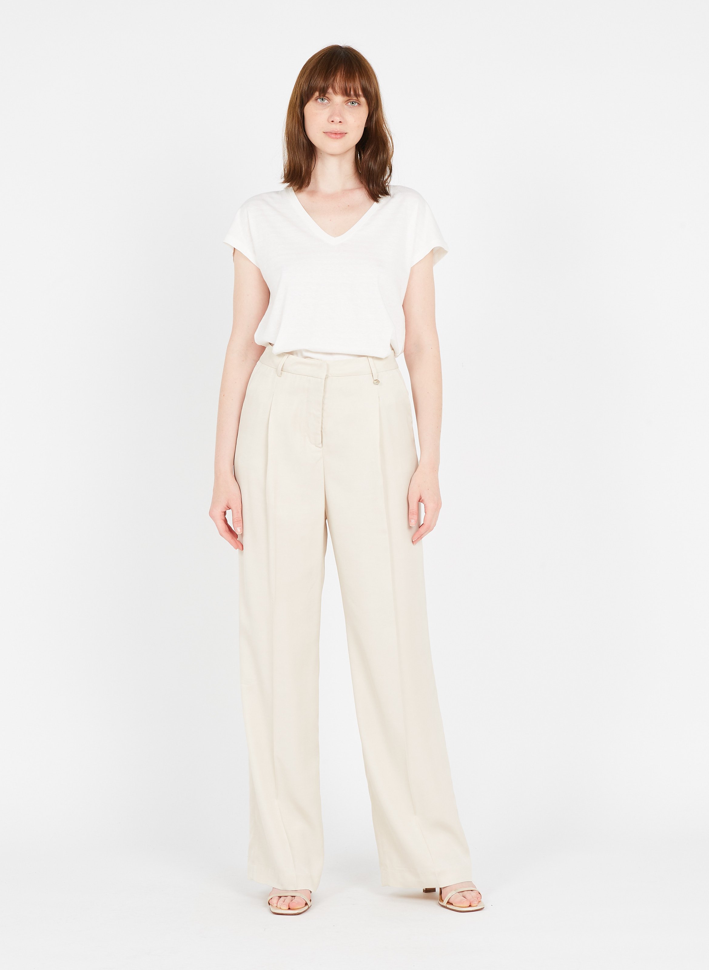 Pantaloni Palazzo In Viscosa Duna Liu Jo - Donna | Place des Tendances