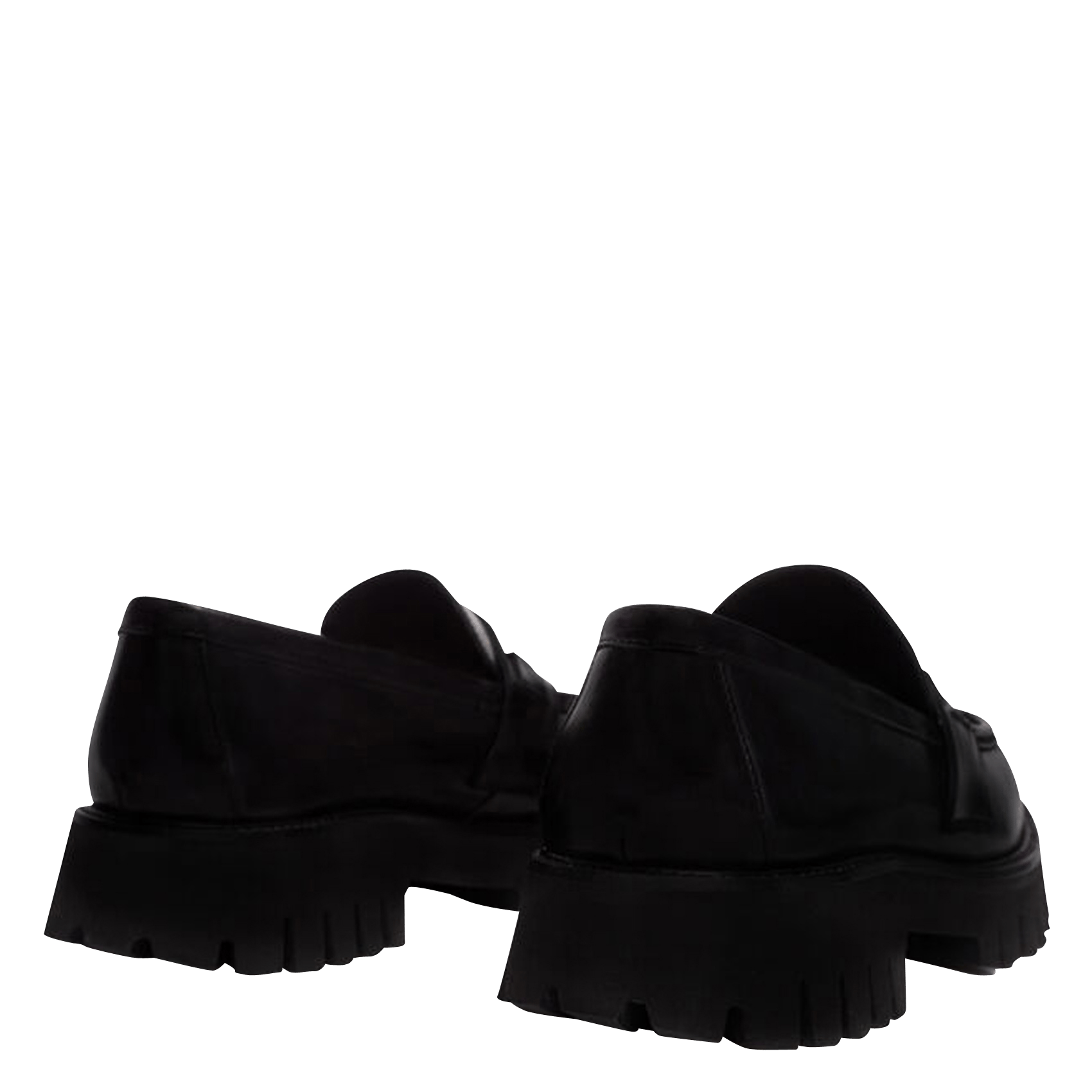 Mocassini Con Zeppa In Pelle Noir Maje - Donna | Place des Tendances