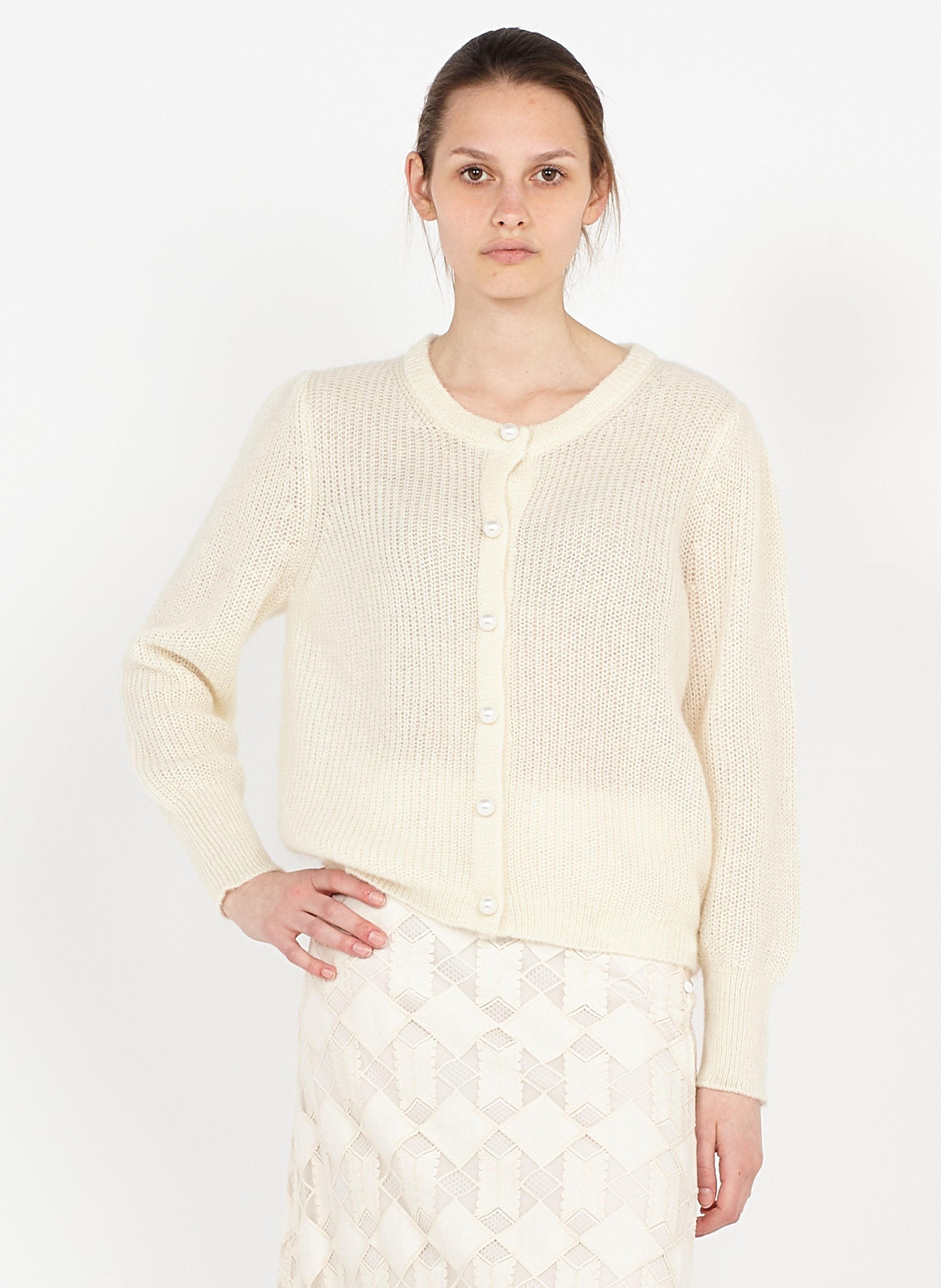 Cardigan In Misto Mohair Jasmine Marie Sixtine - Donna | Place des Tendances