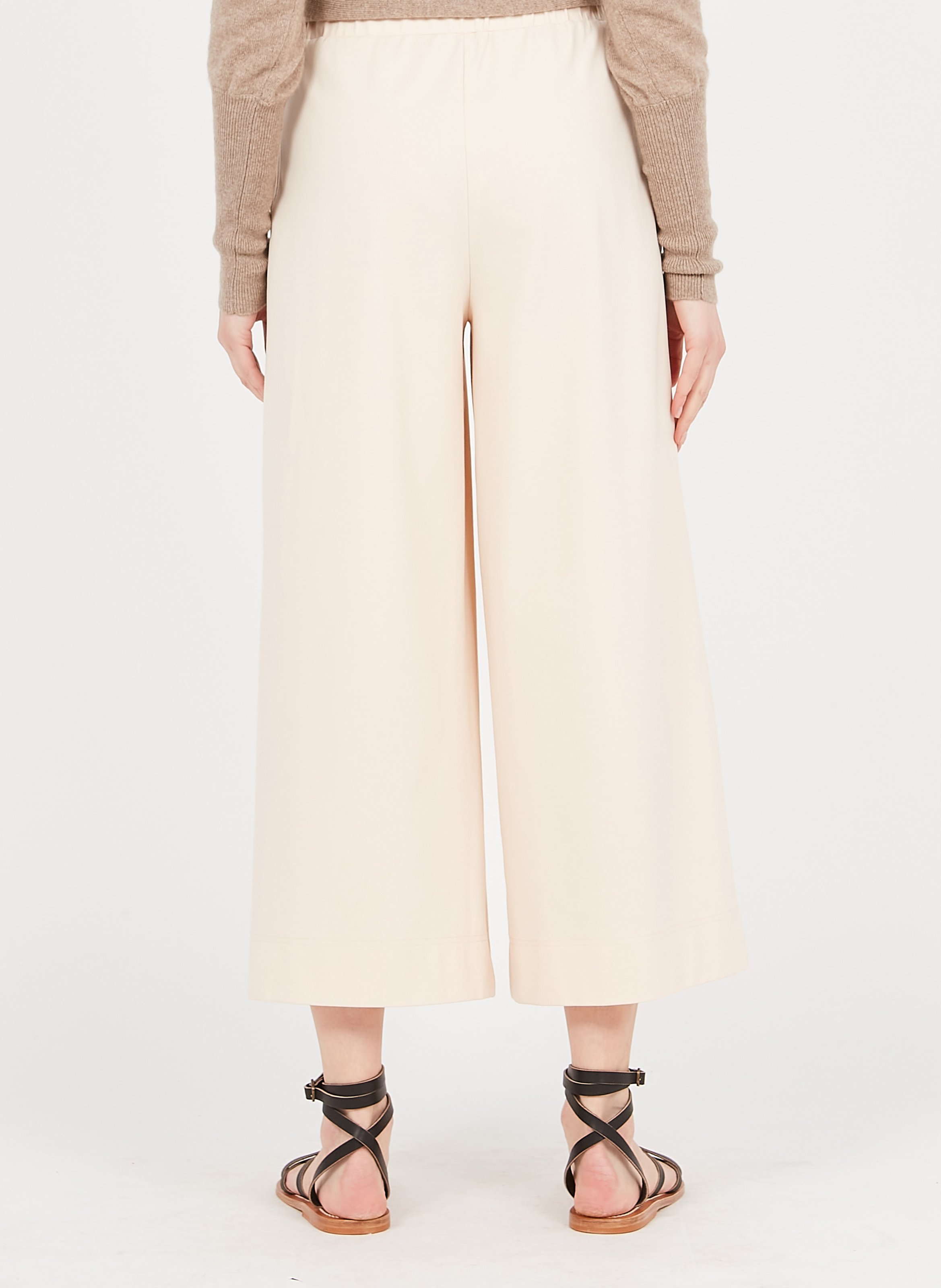 Pantaloni Larghi 7/8 Ivory Max\u0026co. - Donna | Place des Tendances