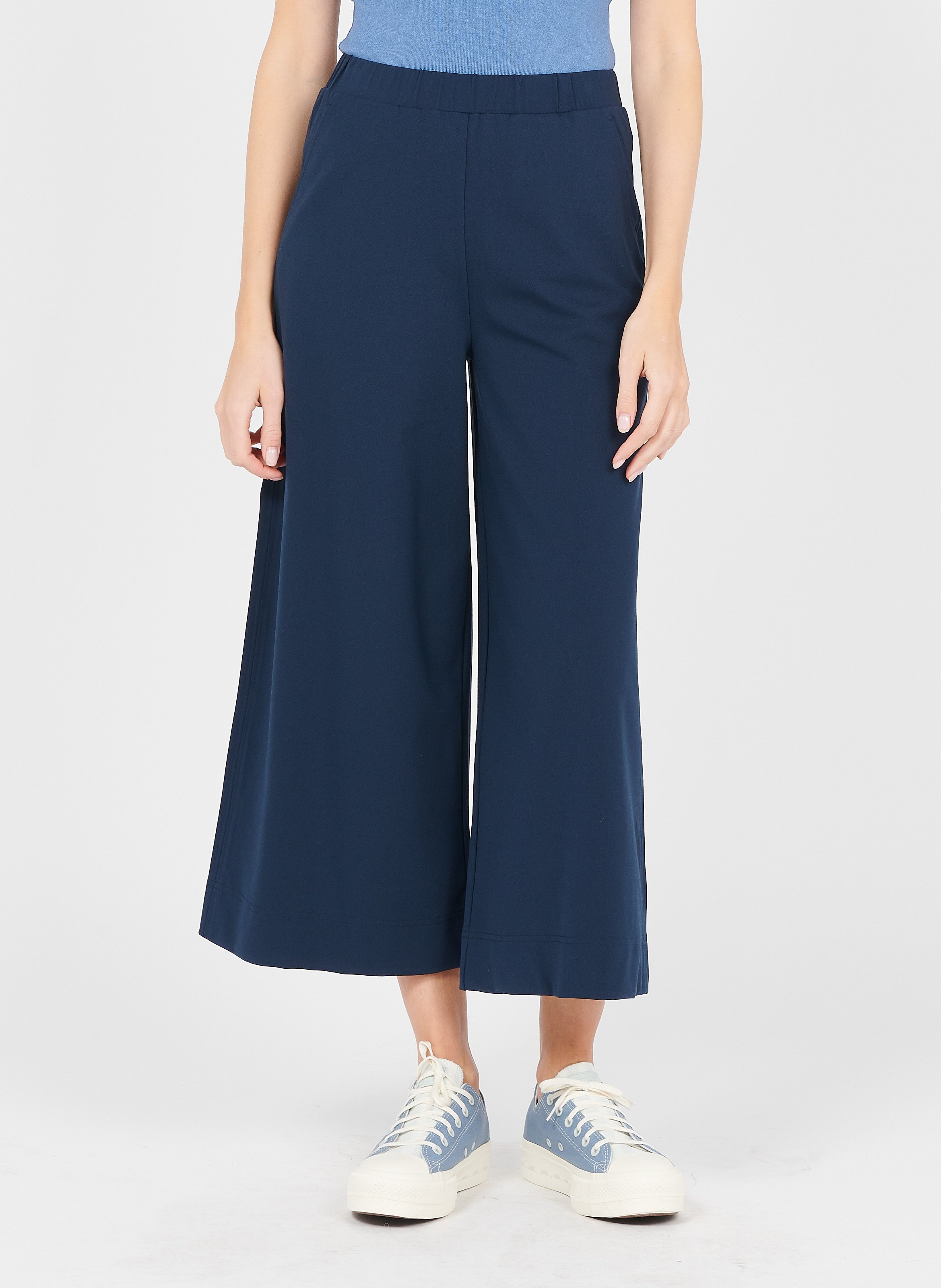 Pantaloni Larghi 7/8 Midnight Blue Max\u0026co. - Donna | Place des Tendances
