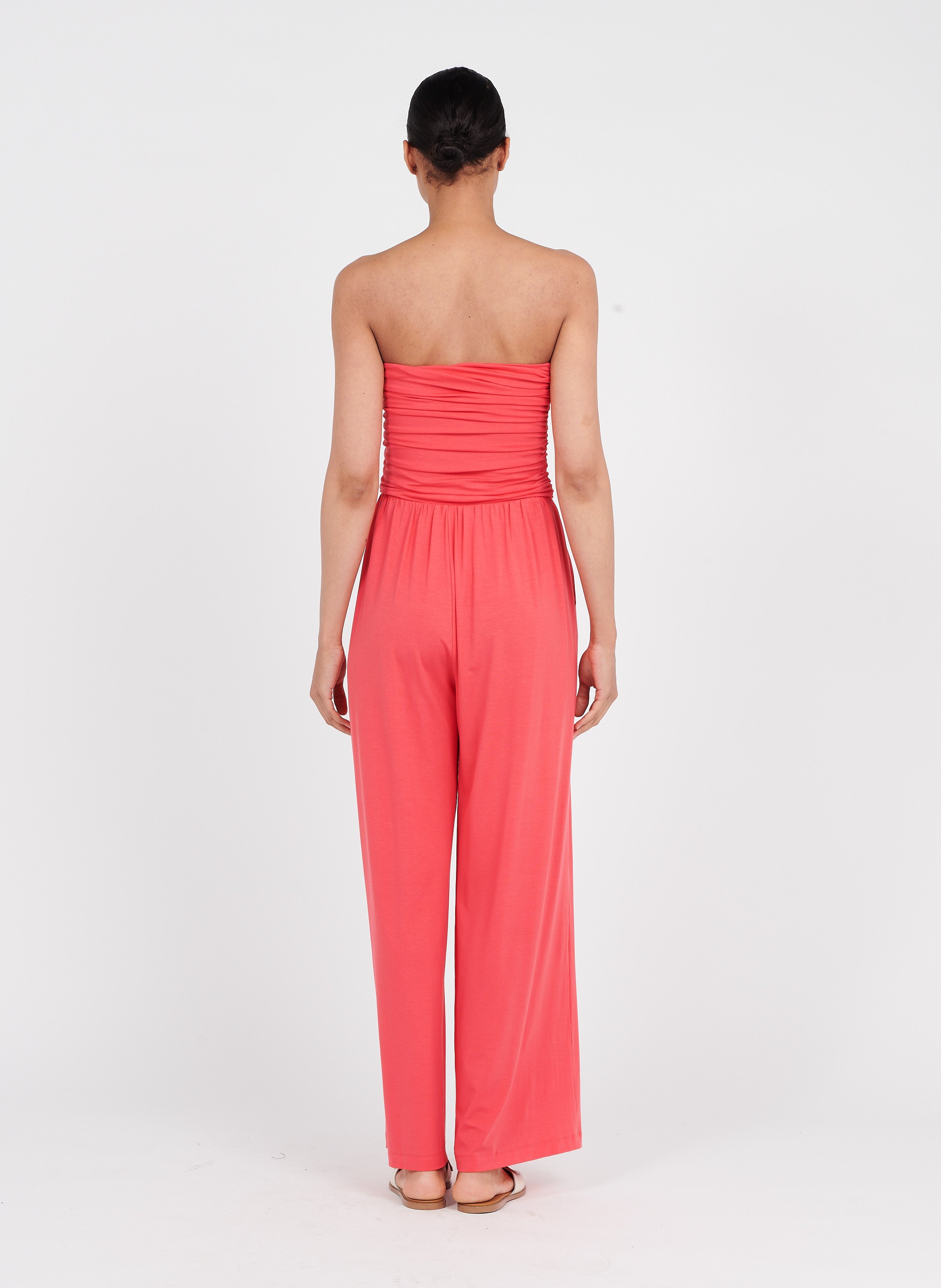 Tuta Bustier In Lyocell Coral Max\u0026co. - Donna | Place des Tendances