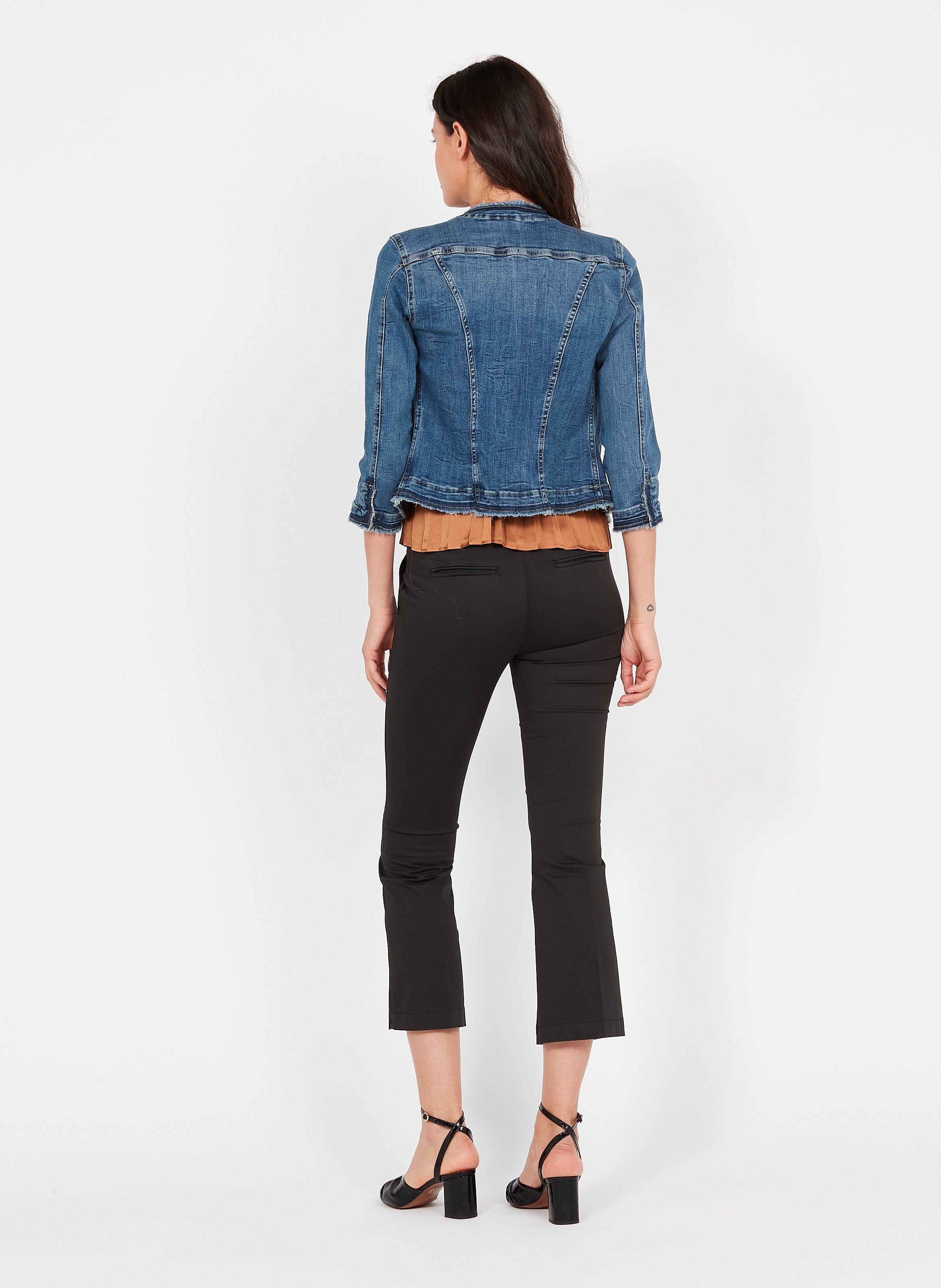 Giacca In Jeans Con Strass Den.blue Imperativew Liu Jo - Donna | Place des  Tendances
