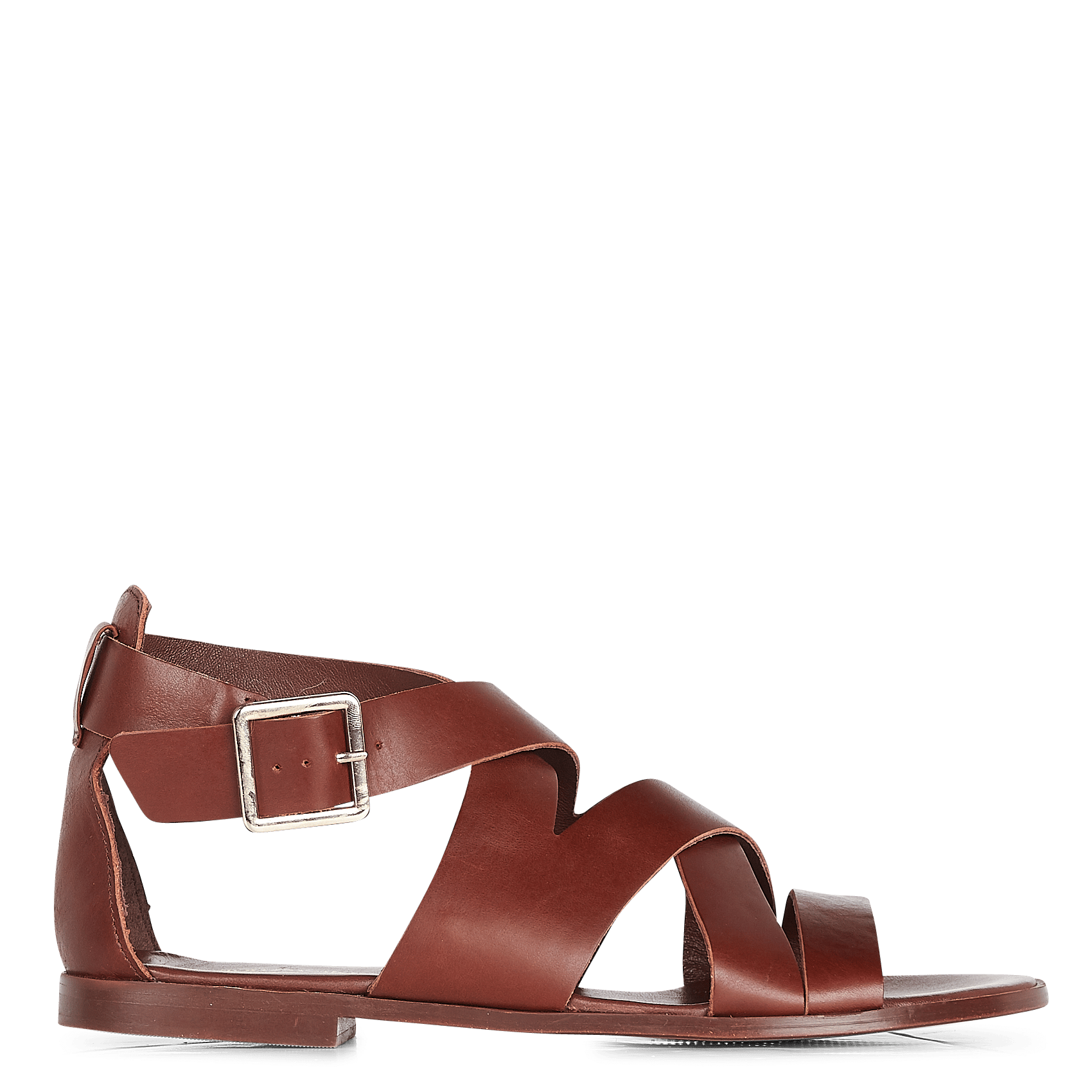 Sandali Bassi In Pelle Brown Mellow Yellow - Donna | Place des Tendances