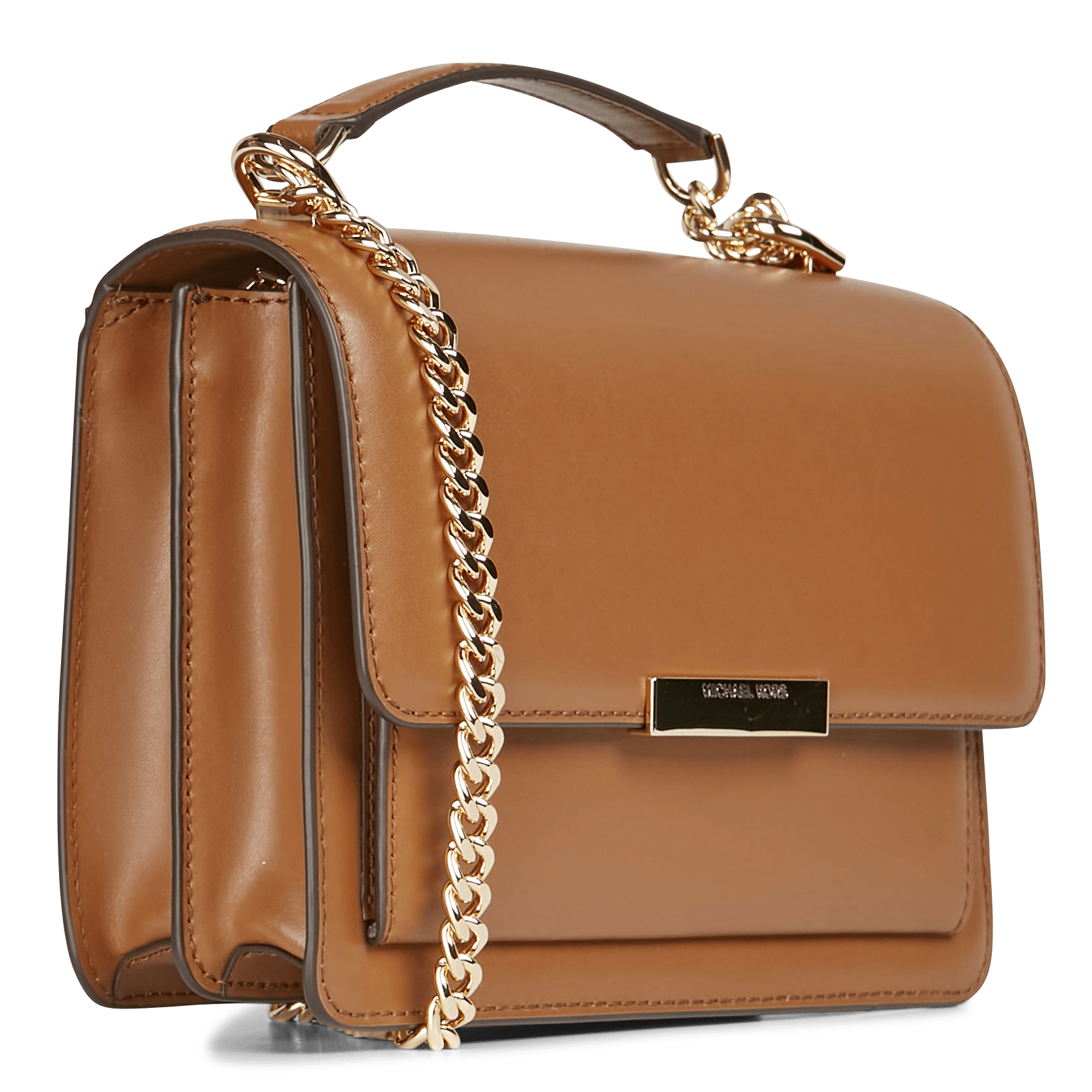 Borsa a tracolla nera con catena oro Michael Kors | Ratti Boutique