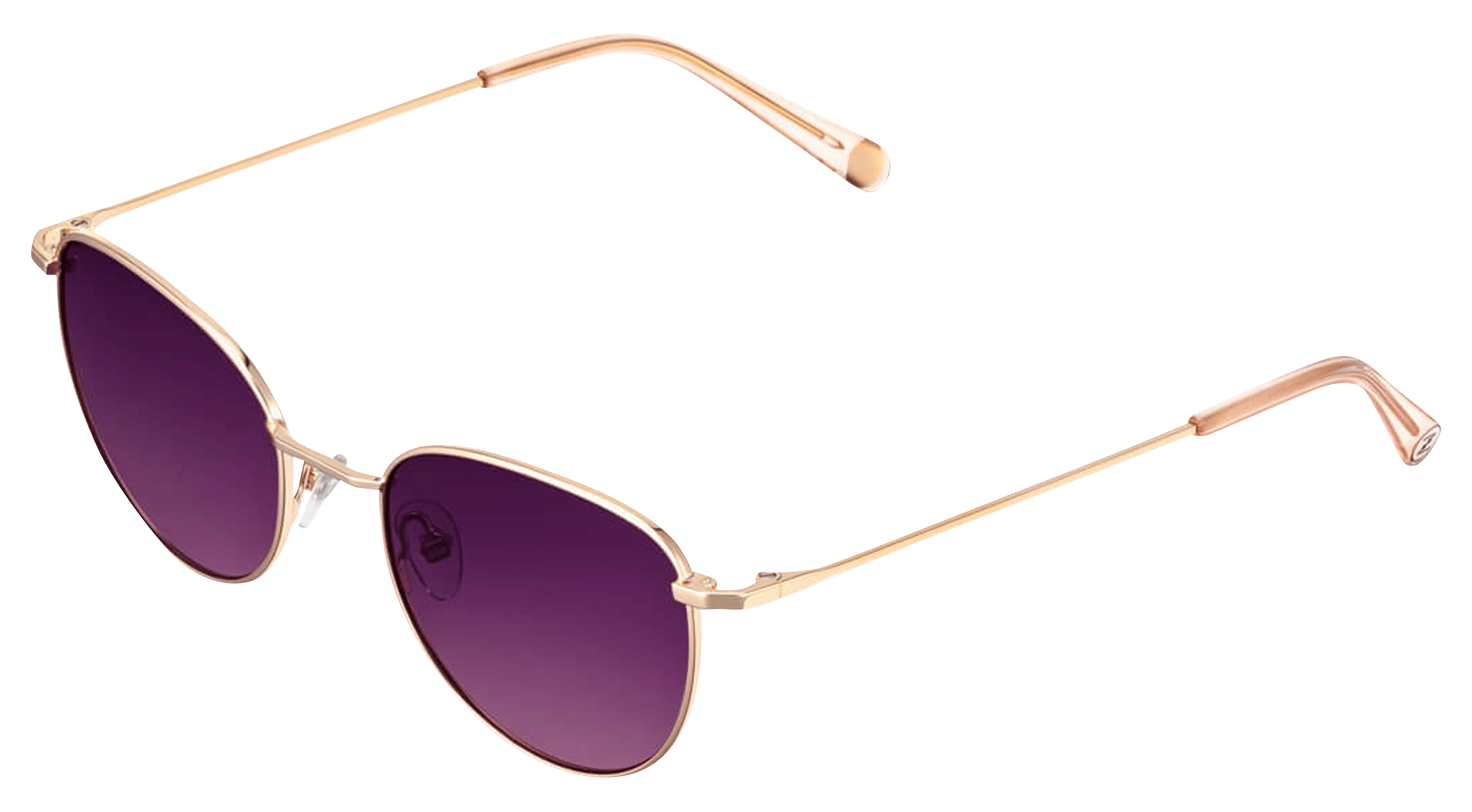 Occhiali Da Sole In Acciaio Or - Gradient Purple Mize - Donna | Place des  Tendances