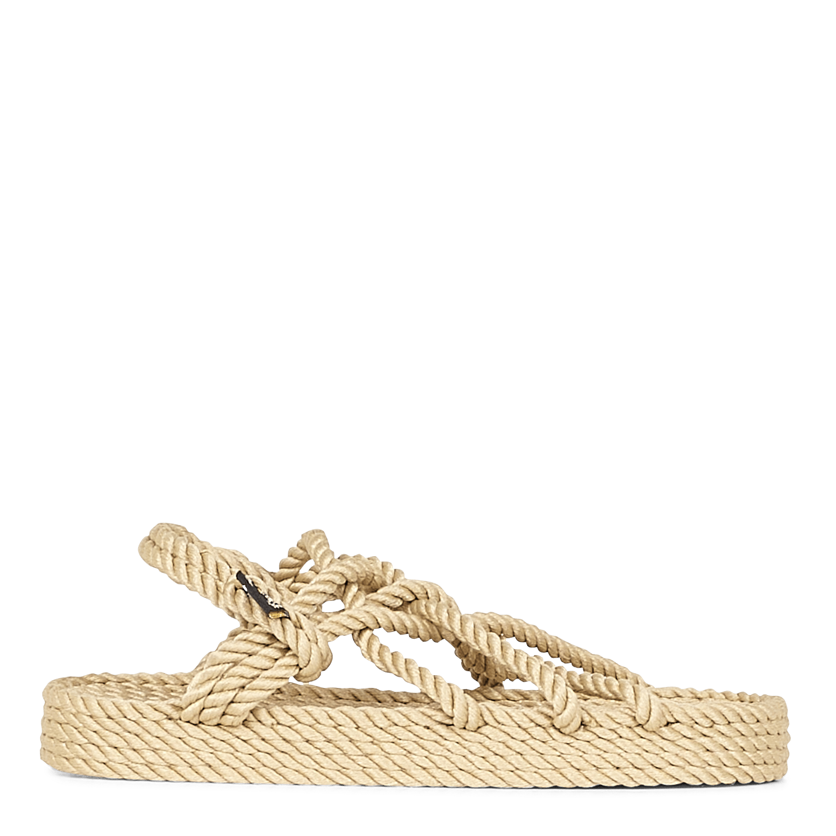 Sandali In Corda Con Zeppa Compensees - Beige Nomadic State Of Mind - Donna  | Place des Tendances
