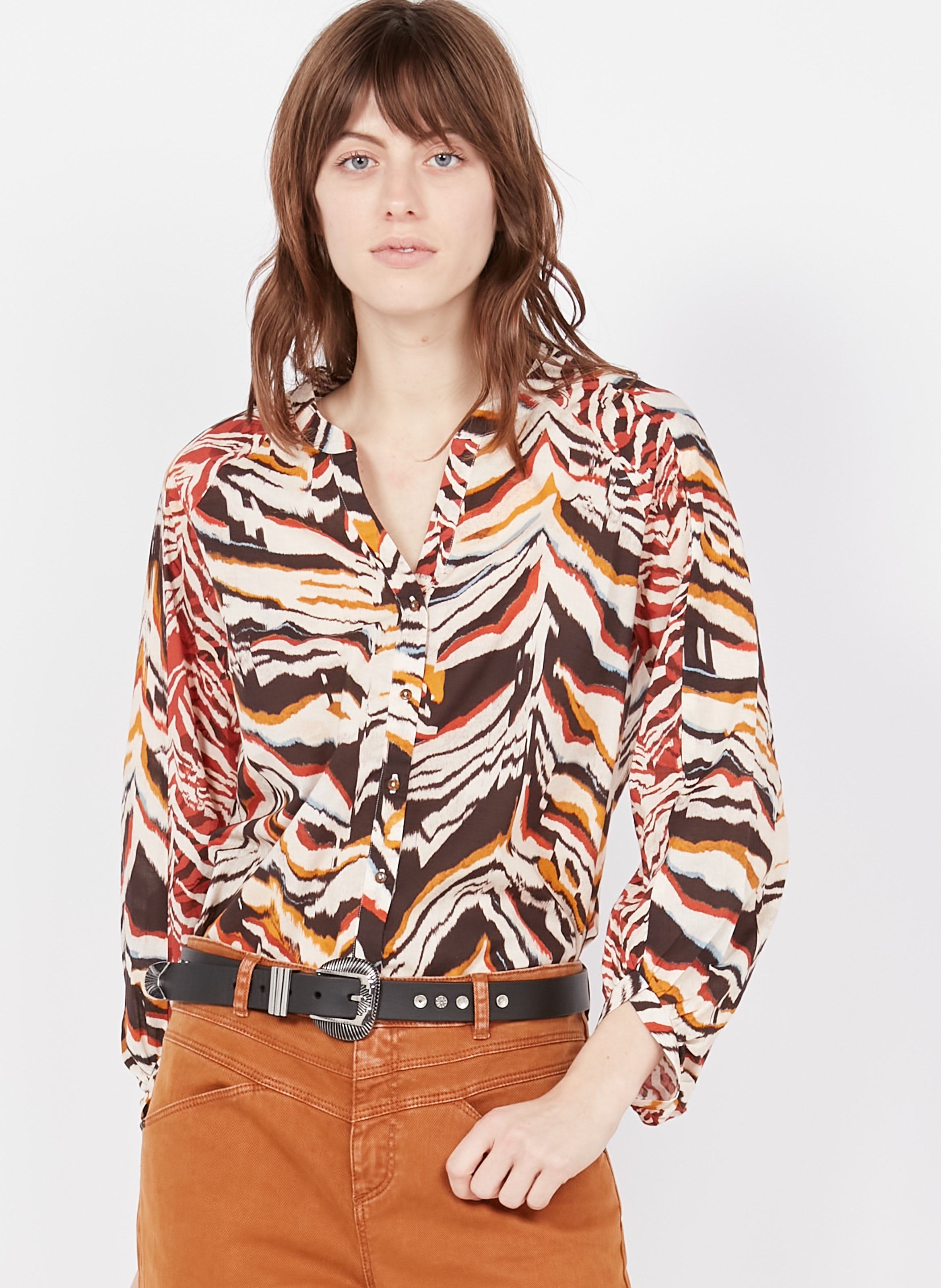 Prodotto maglia donna mezza manica con cintura incorporata