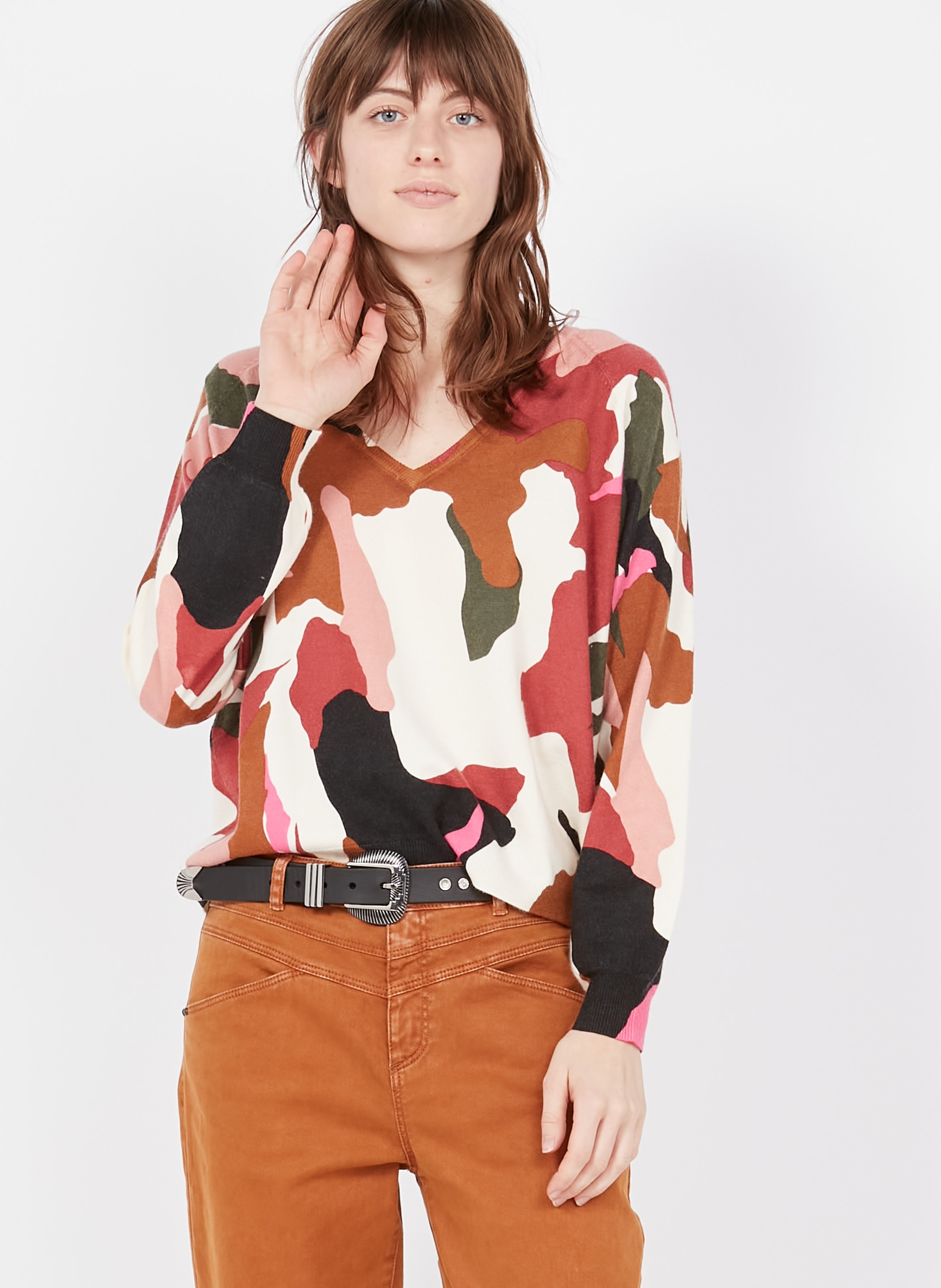 Cintura In Pelle Con Fibbia Larga Noir One Step - Donna | Place des  Tendances