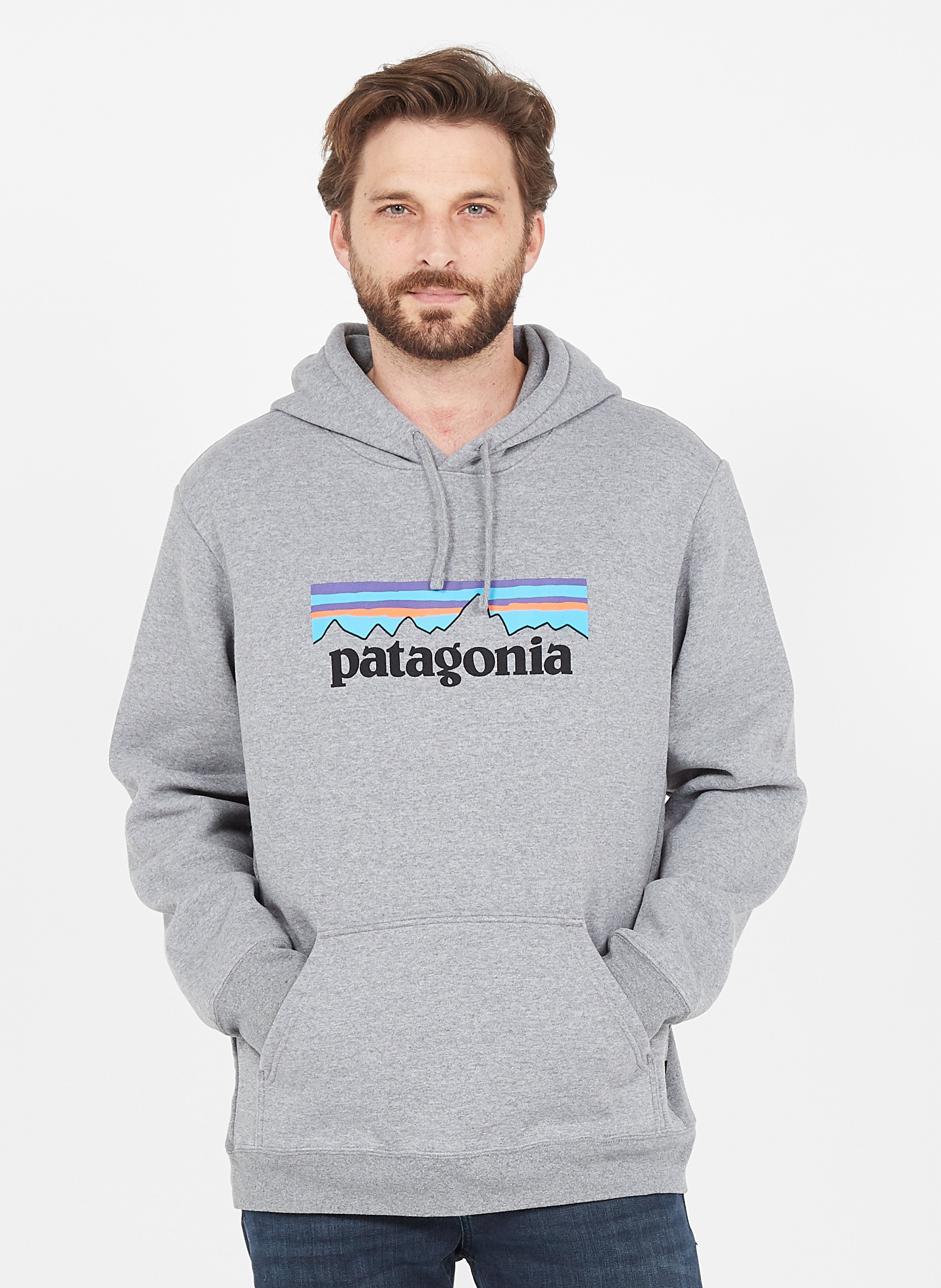 felpa patagonia grigia