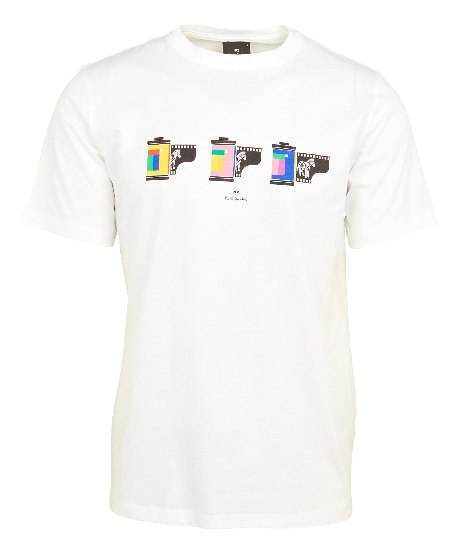 T-shirt Scollo Tondo Regular Fit Serigrafata In Cotone White Paul Smith -  Uomo | Place des Tendances