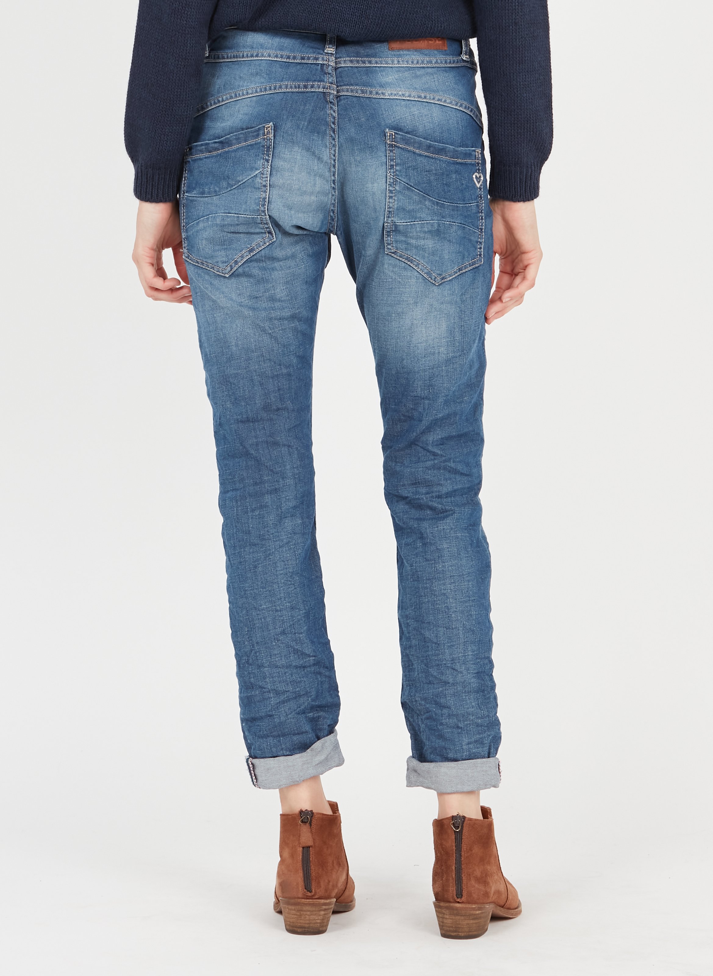 Jeans Boyfriend Blu Denim Please - Donna | Place des Tendances