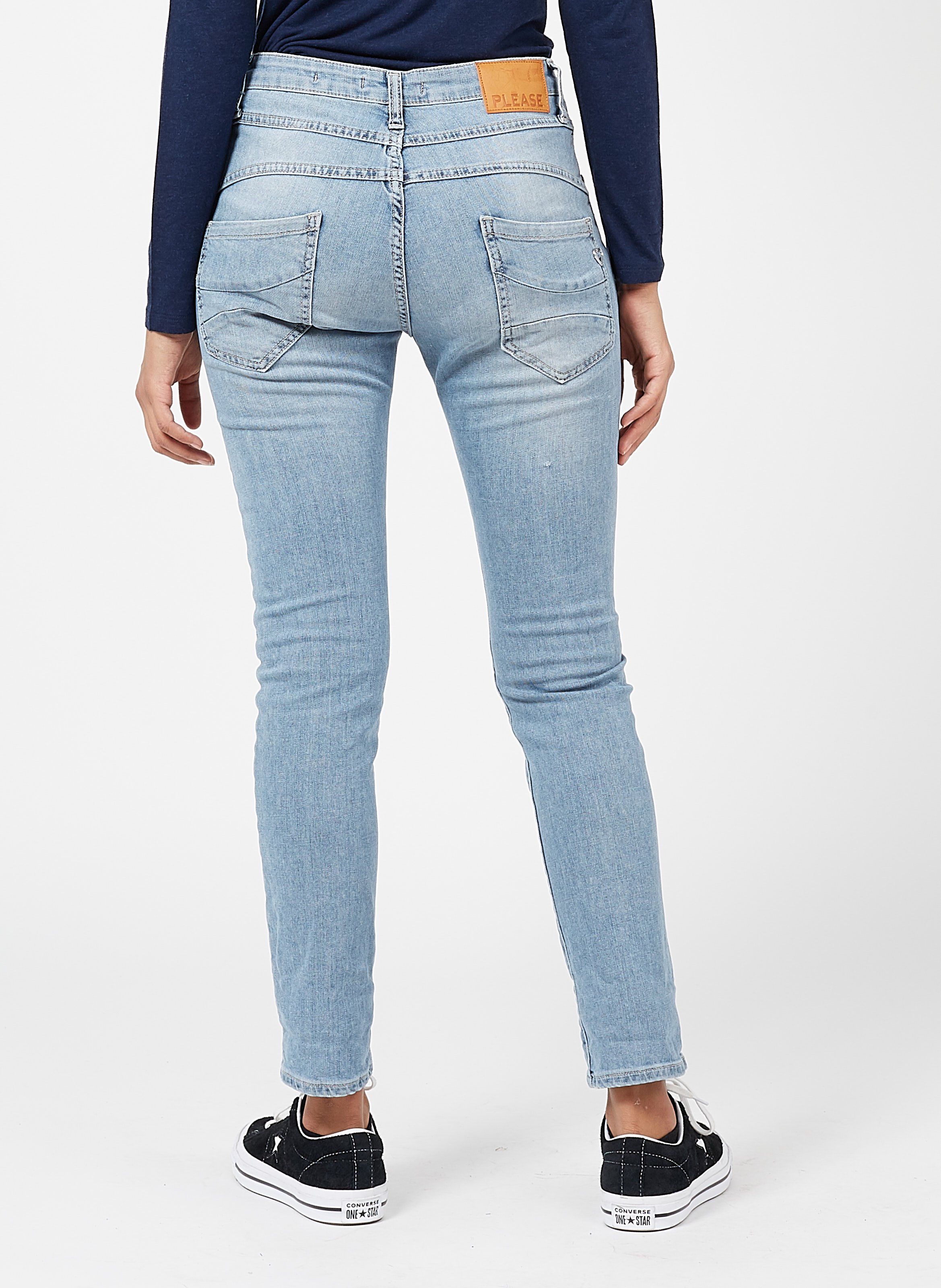Jeans Skinny Blu Denim Please - Donna | Place des Tendances