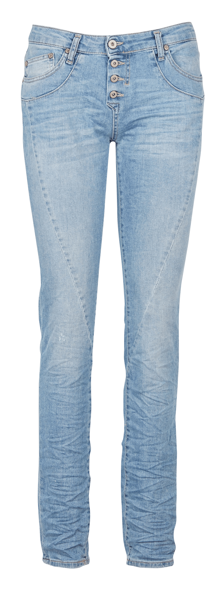 Jeans Slim Fit In Cotone Denim Blu Denim Please - Donna | Place des  Tendances
