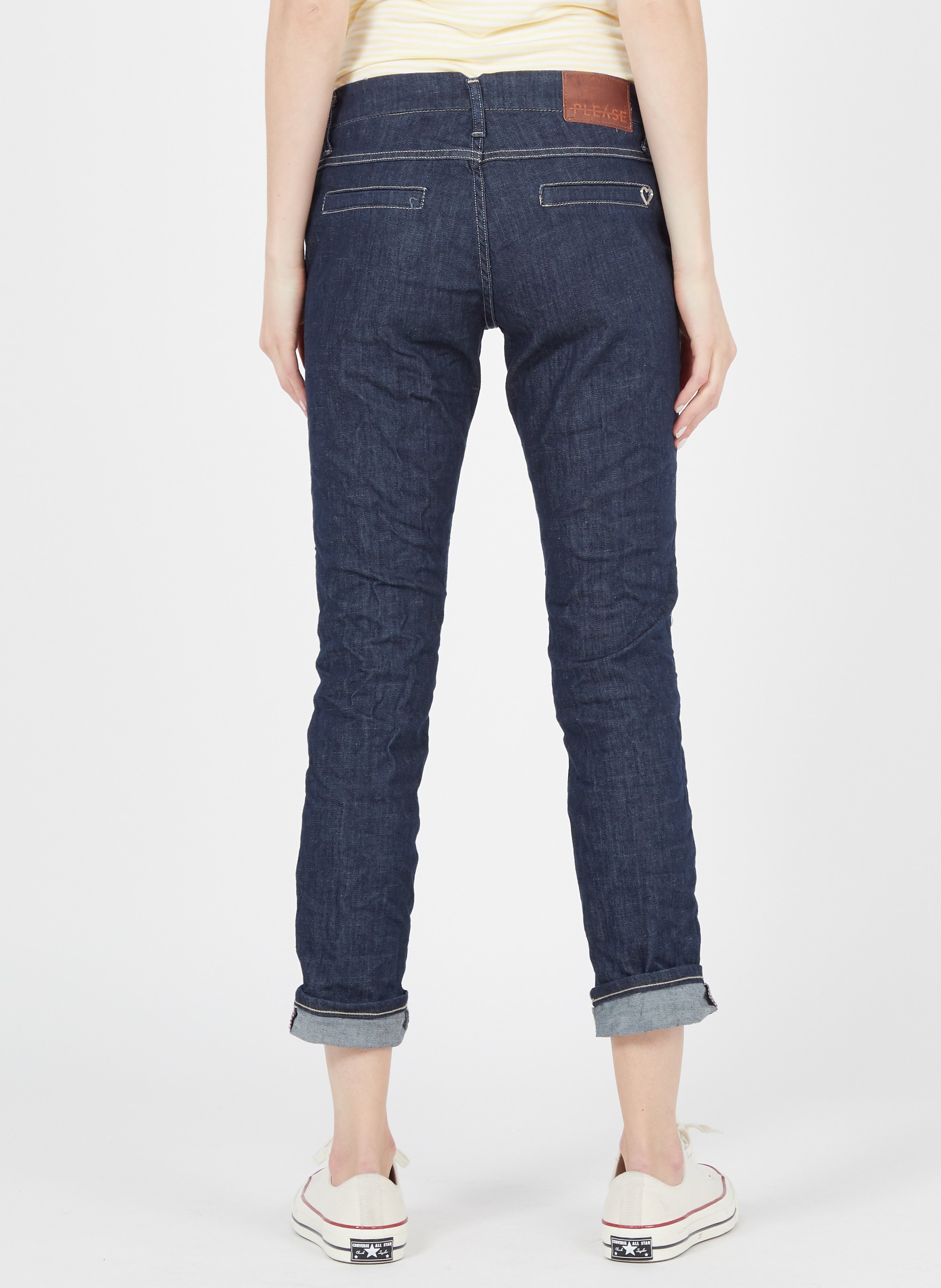 Jeans Slim Blu Denim Please - Donna | Place des Tendances