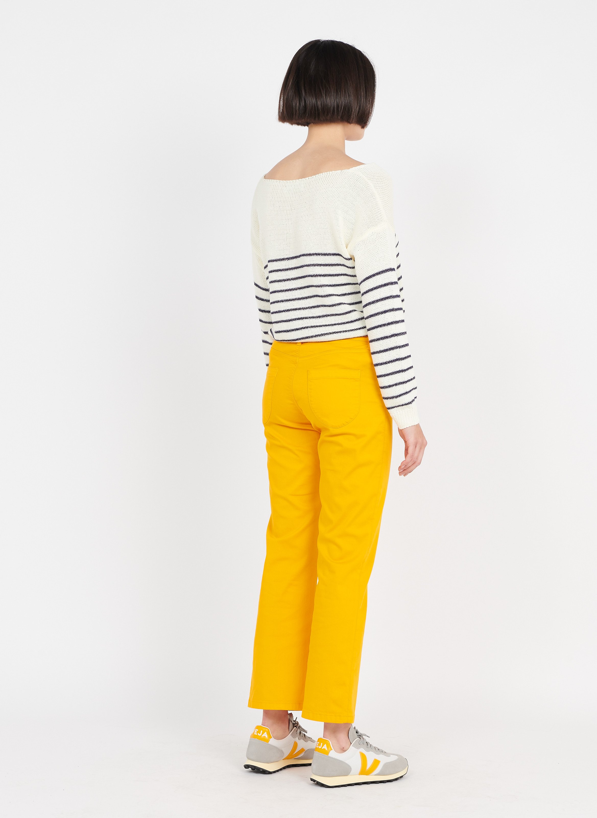 Pantaloni Flare In Cotone Jaune Antoine \u0026 Lili - Donna | Place des Tendances