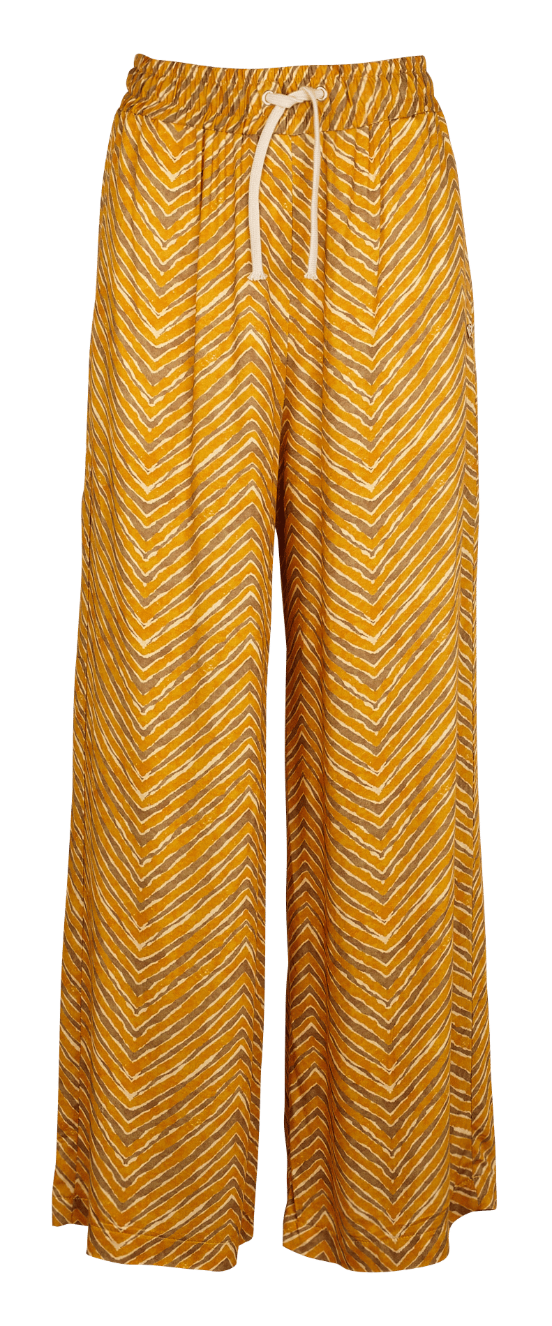 Pantaloni Larghi In Viscosa Stampata Fango Please - Donna | Place des  Tendances