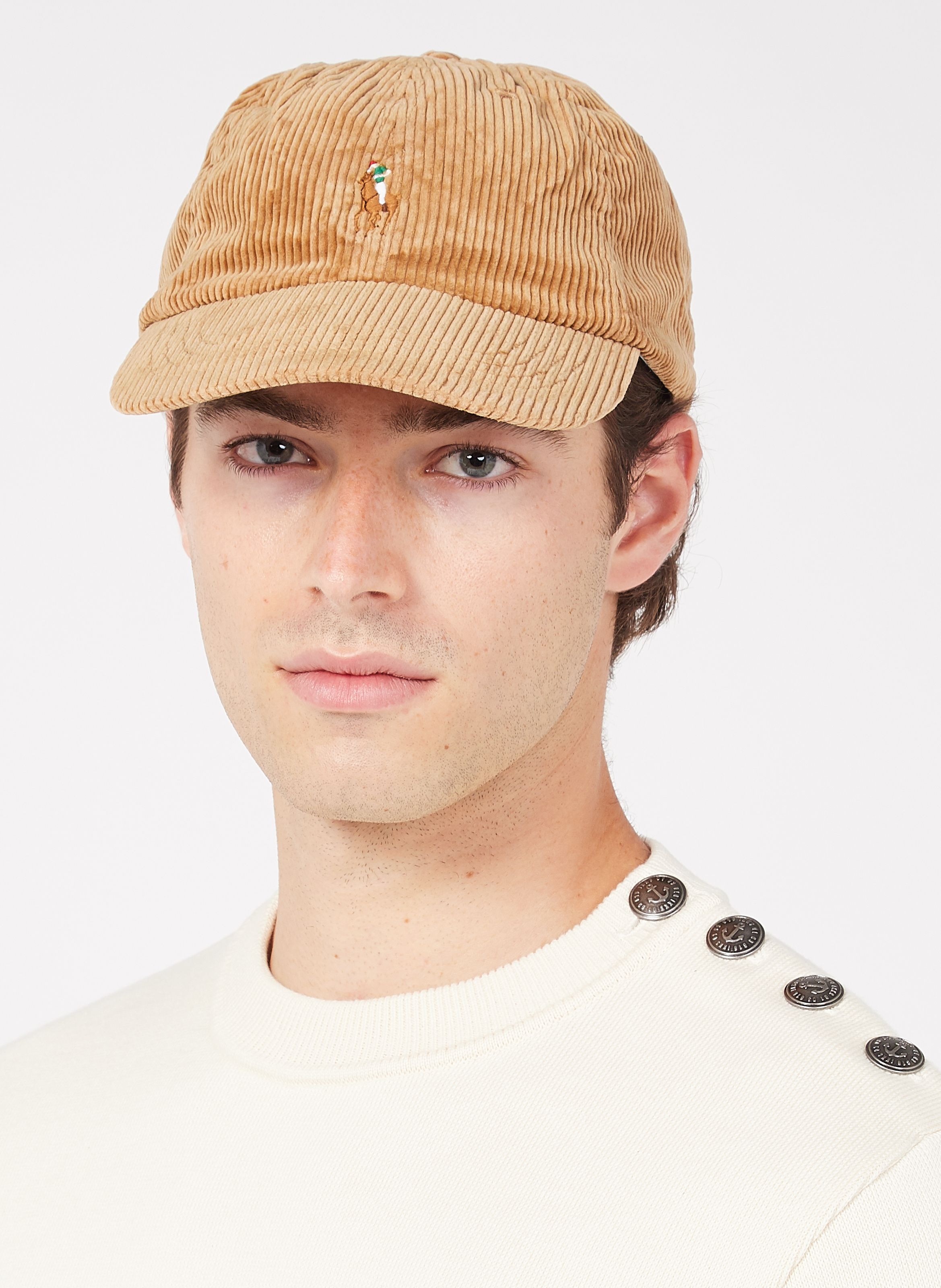 Cappellino in velluto di cotone a coste Ralph Lauren Bambino Accessori Cappelli e copricapo Cappelli con visiera 
