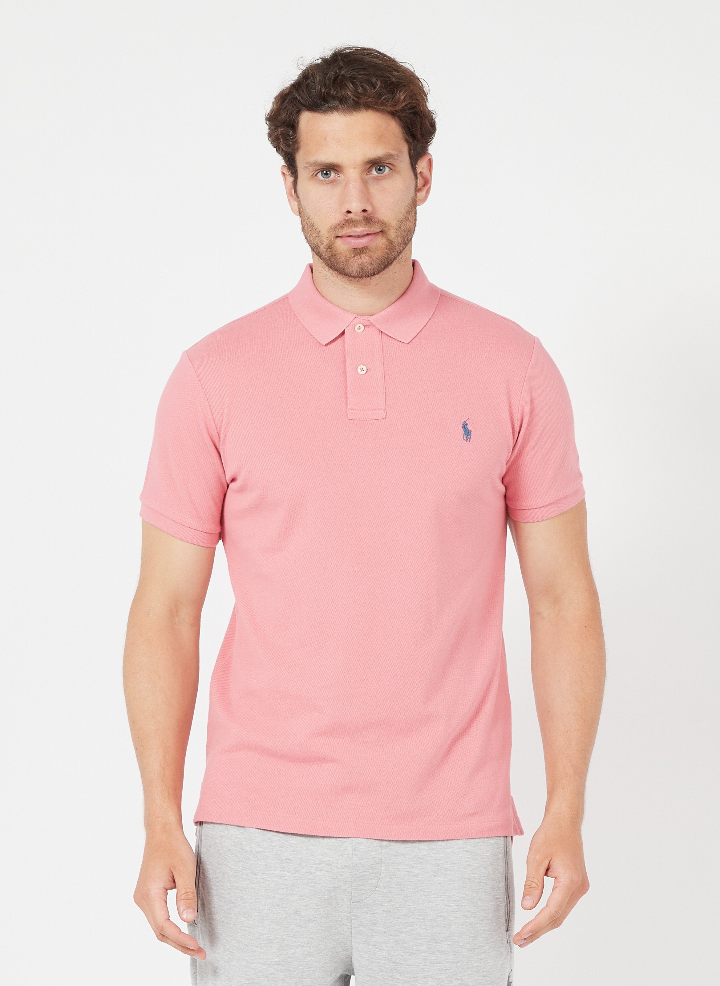 polo ralph lauren rosa uomo