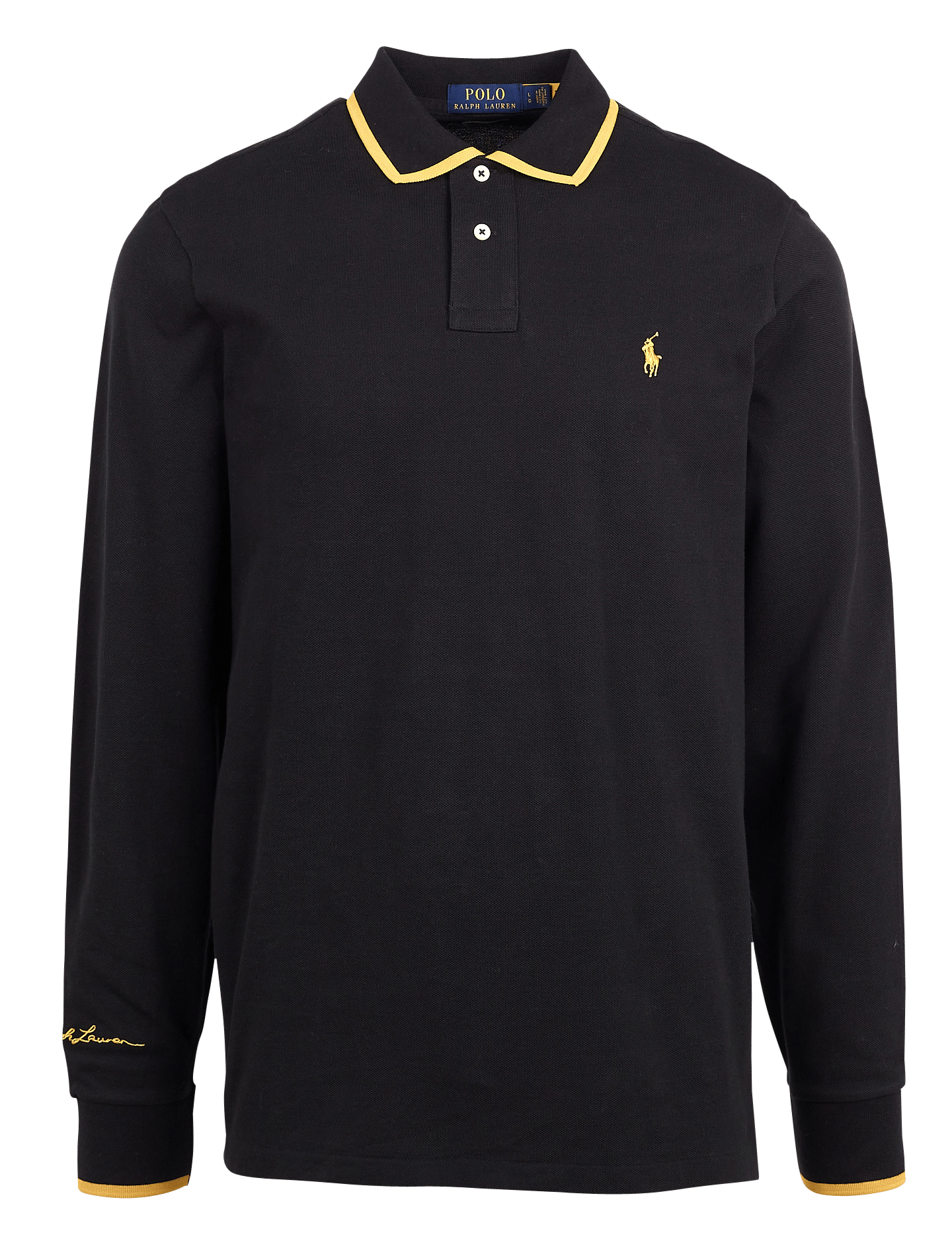 black polo slim fit