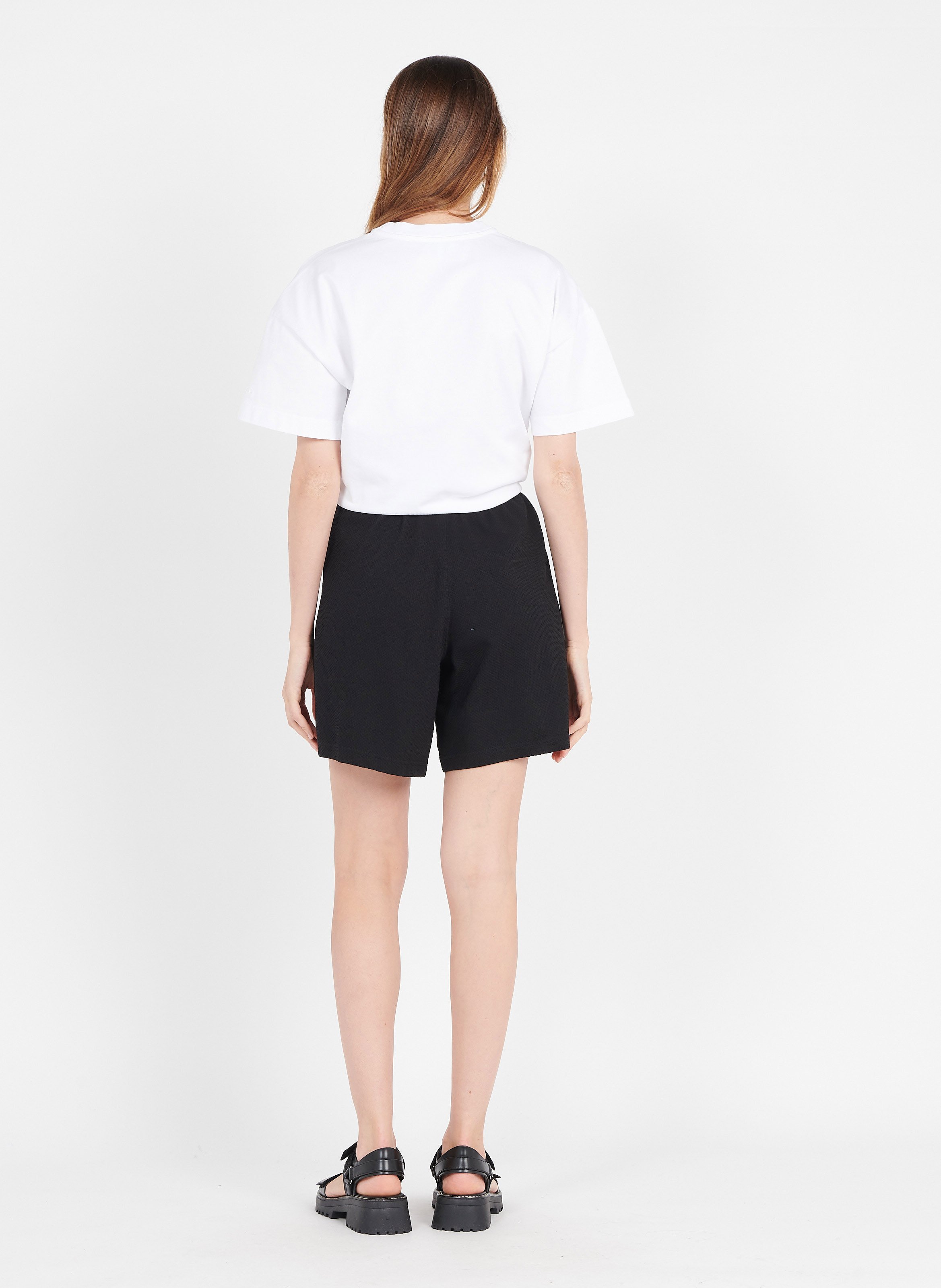 Shorts Sportivi A Vita Alta Black Puma - Donna | Place des Tendances