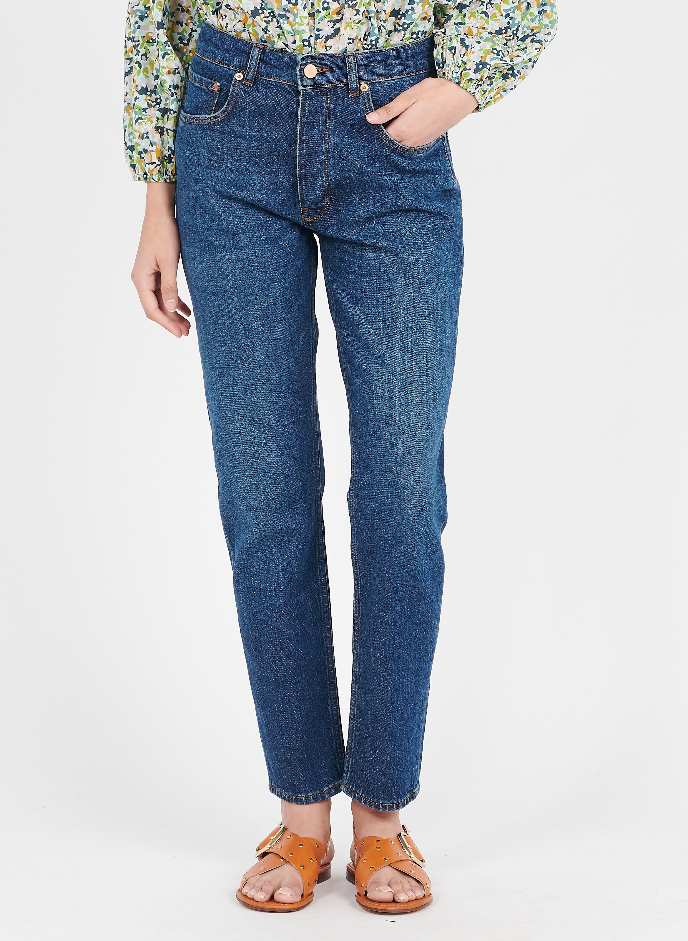 Jeans Mom Fit A Vita Alta Dnm B-136 Reiko - Donna | Place des Tendances